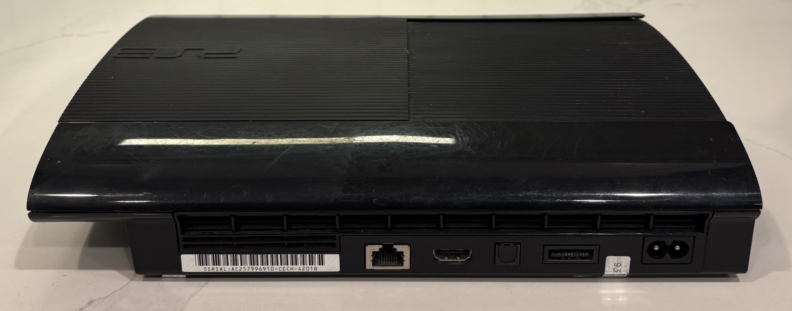 Sony PS3 Super Slim 250GB Console Only No Power Cord Cech-4201b See Video ▶️