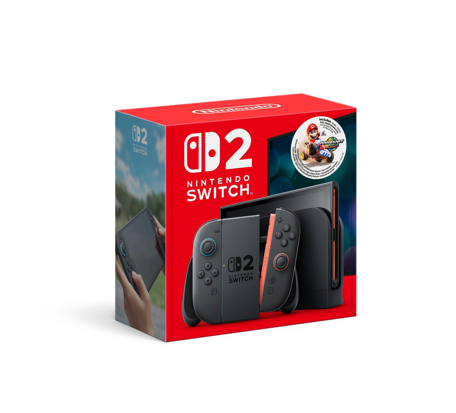 Nintendo Switch 2 NS2 Console + Mario Kart World Bundle (NA USA) PRESALE 6/5/25