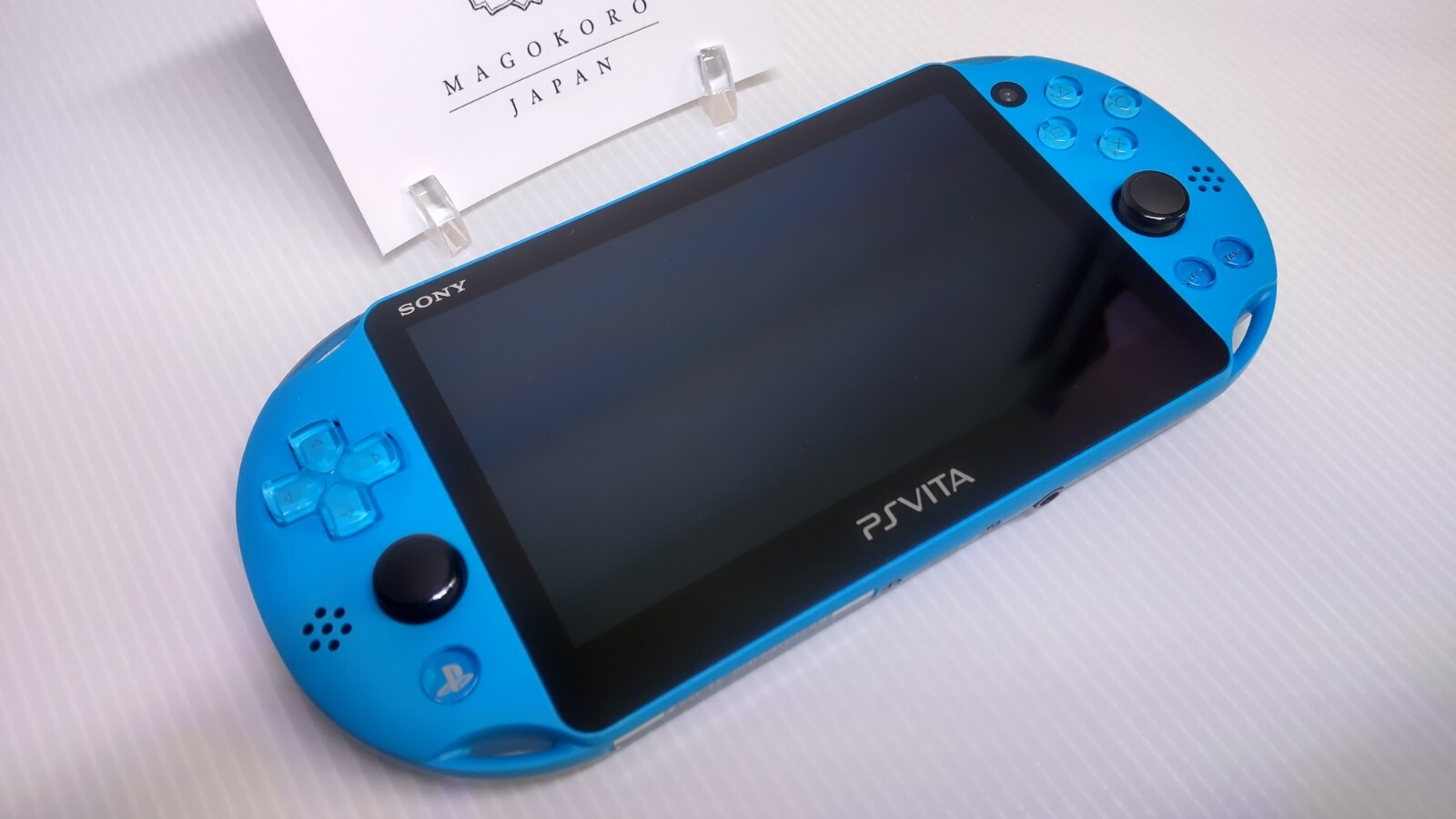 Sony PS Vita Aqua Blue PCH-2000 ZA23 Wi-Fi Console Handheld Gaming System