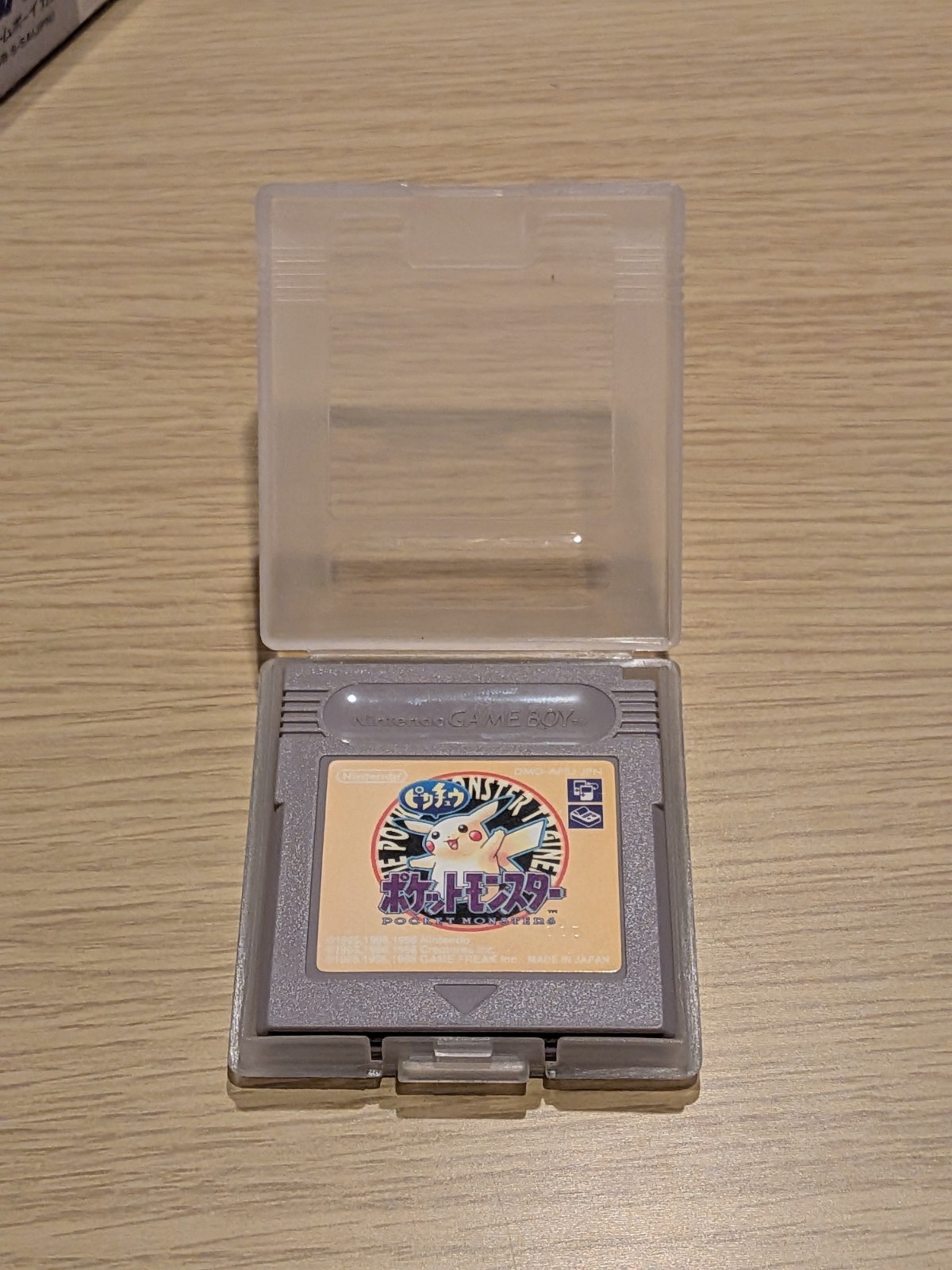 Nintendo Game Boy Color Clear Console Japanese Boxed Tested + Pokemon Yellow