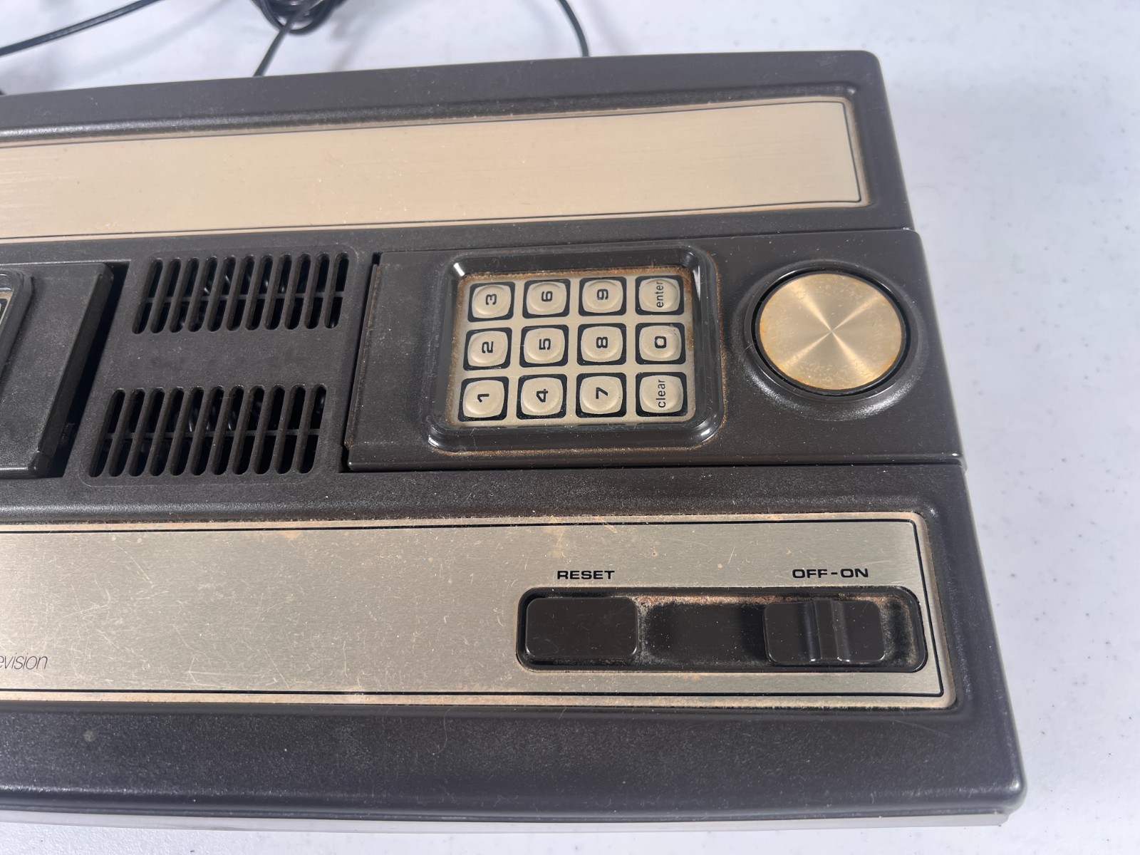 Intellivision Game Console Vintage Mattel 1981 Hong Kong