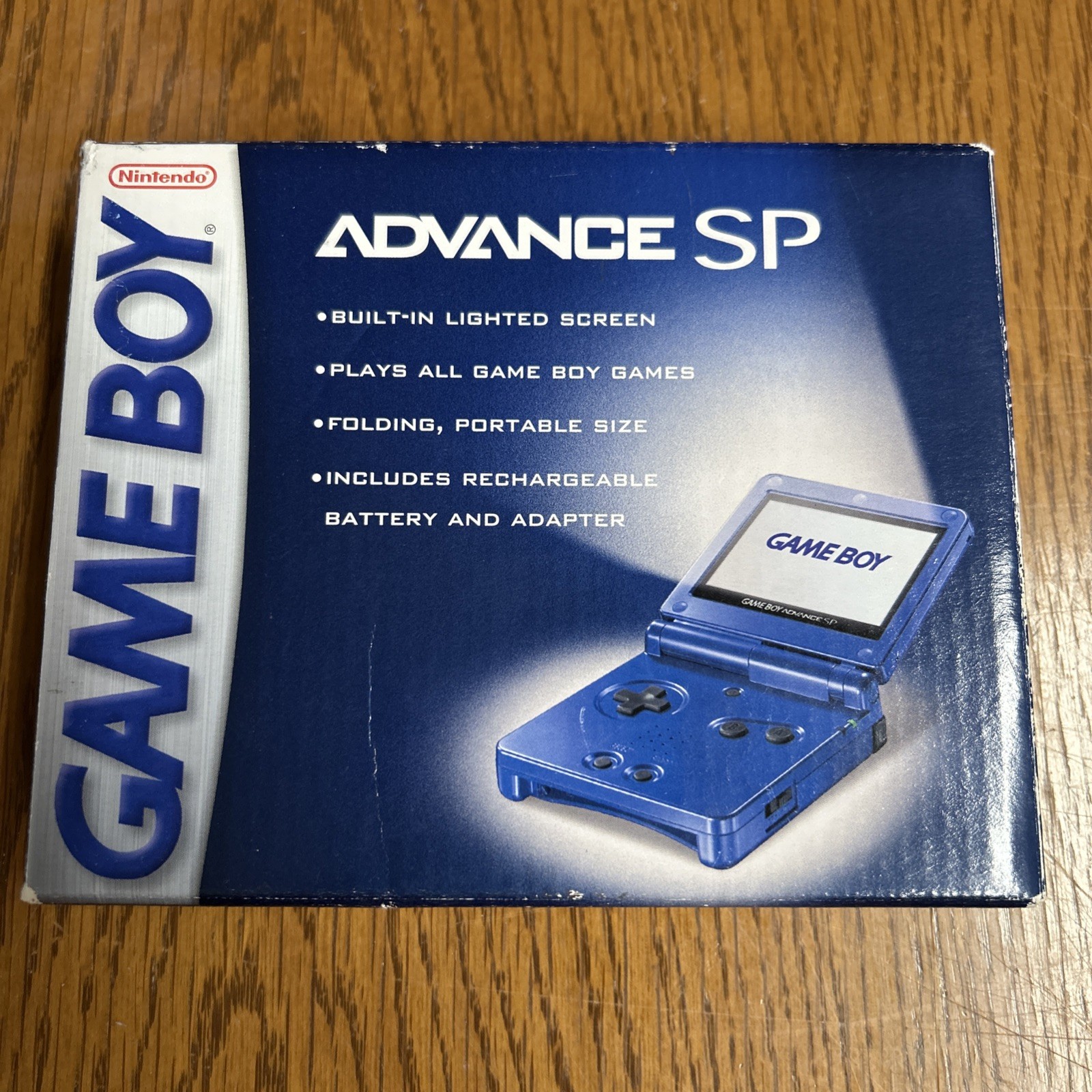 Nintendo Game Boy Advance SP Console – Cobalt Blue Complete CIB Working