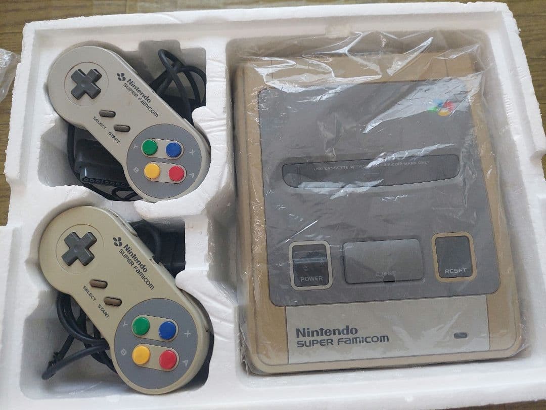 Nintendo Super Famicom Console Boxed Tested Working SFC Controller AV Cable