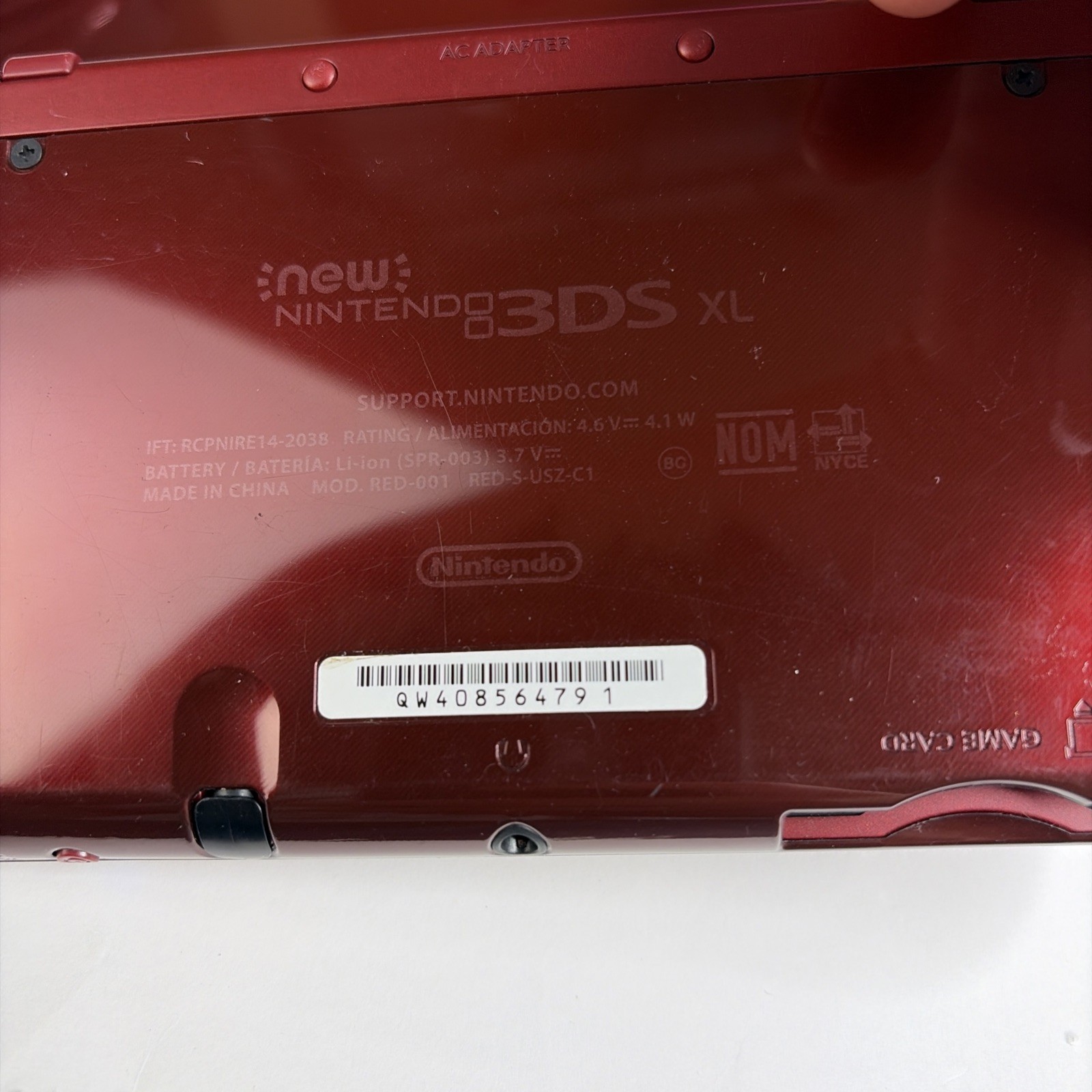New Nintendo 3DS XL Red Console US Model – Tested! W Charger Stylus