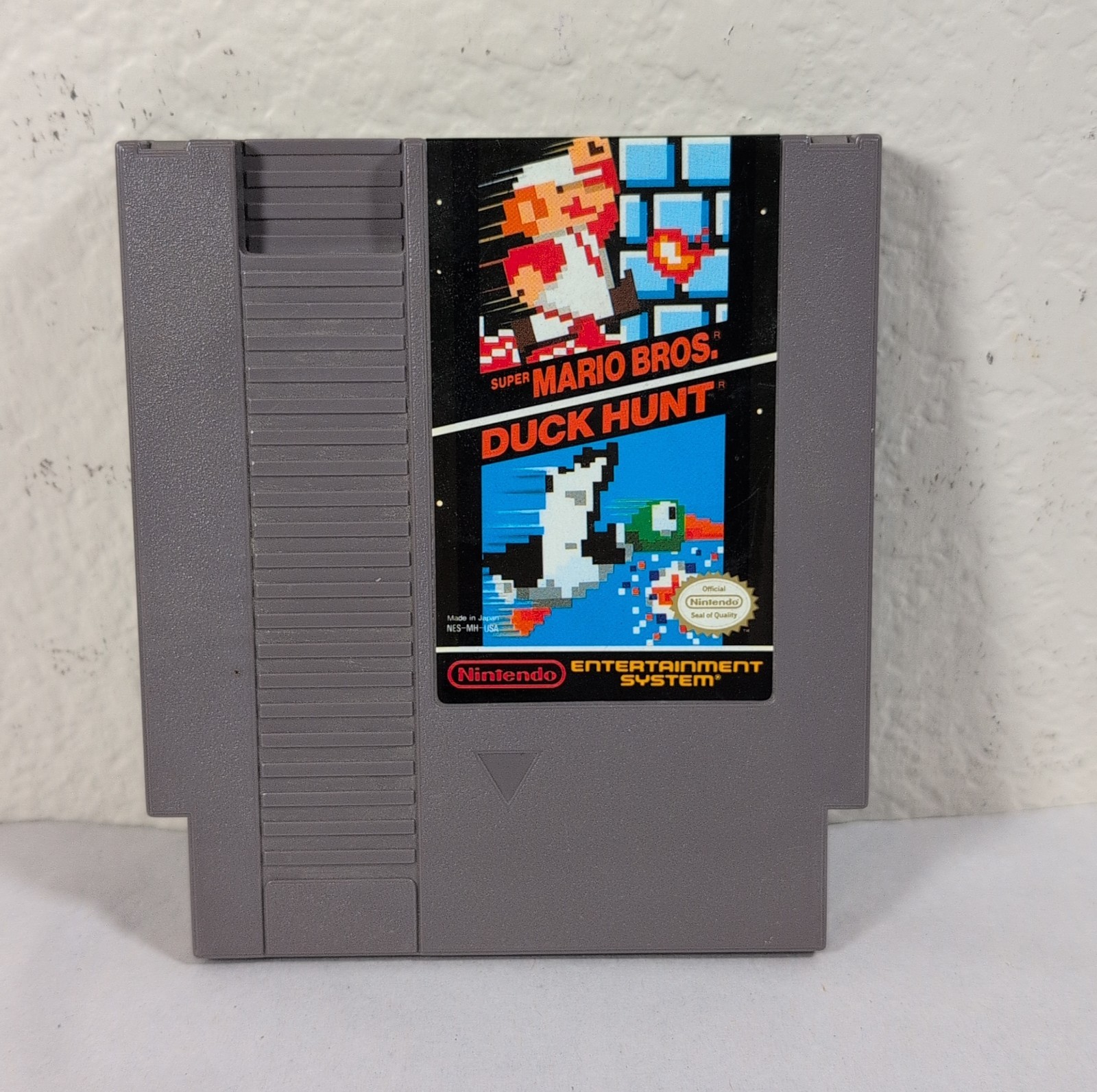 Nintendo NES-001 Console W/ Mario Duck Hunt Controller Light Gun Tested Working