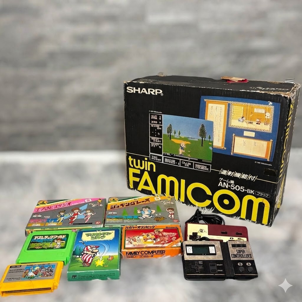 Sharp Twin Famicom AN-500 Series (Japan Model) – Pre-owned