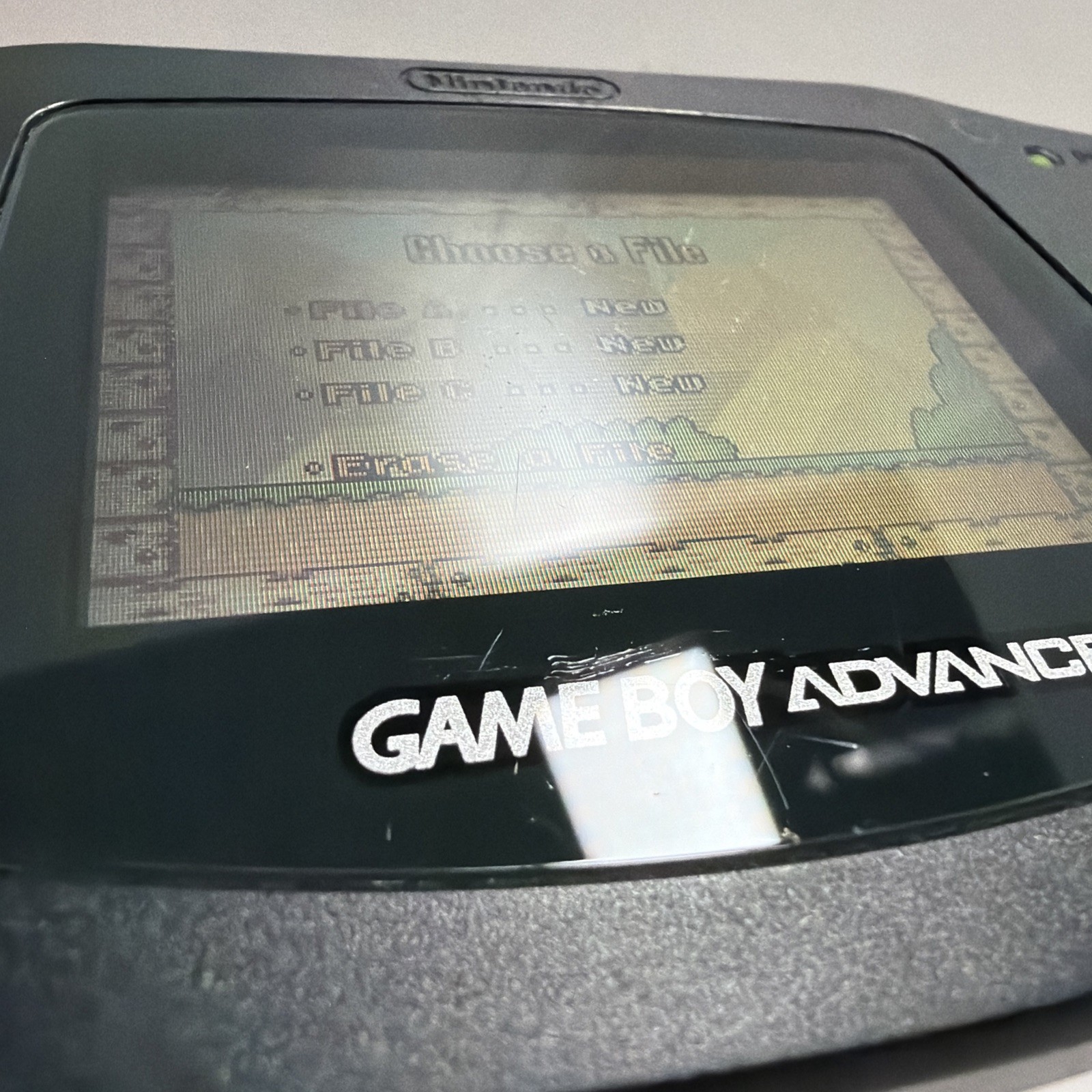 Nintendo Game Boy Advance Handheld System Black AGB-001