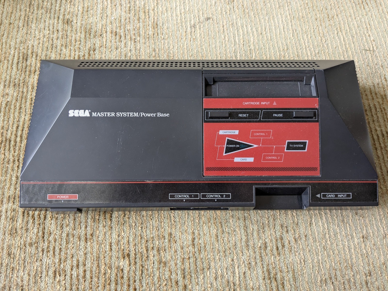 Sega Master System Console Sega Scope 3-D Complete CIB Rare Variant SegaScope