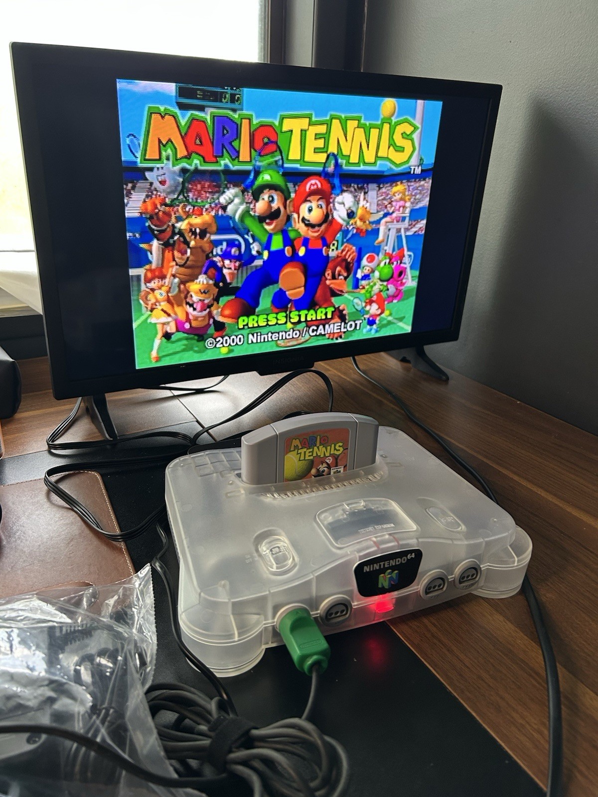NEW Nintendo 64 N64 Clear Crystal White Custom Console Re-shell Refurbished