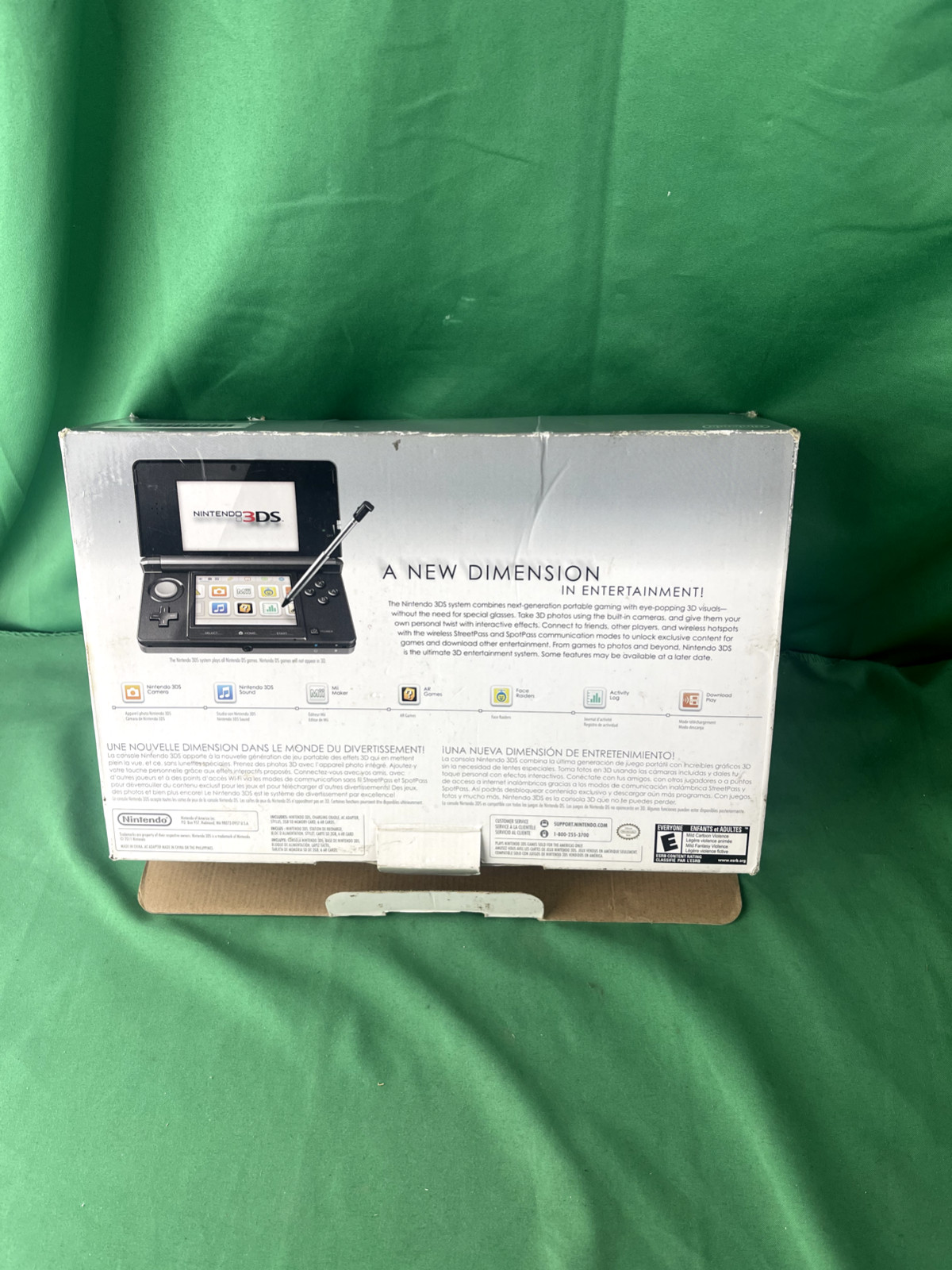 Nintendo 3DS Cosmo Black Box Only (NO CONSOLE)