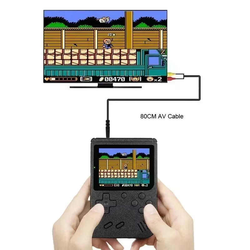 New Mini Retro Video Game Console 500 Games Portable Handheld Kids Game Console