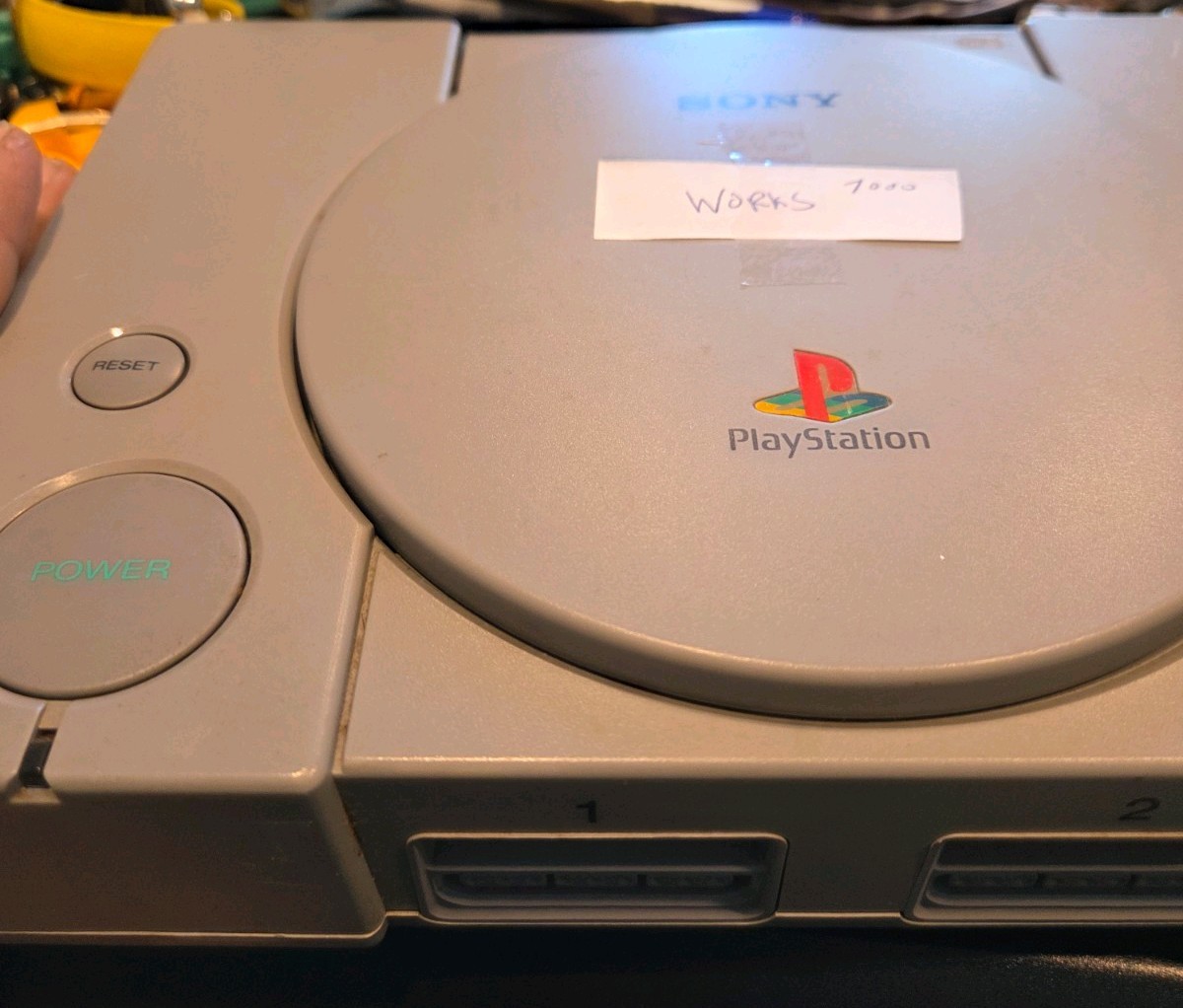 PS1 Playstation Japanese SCPH-1000 Console Only audiofile Tested Works U.S. Ship