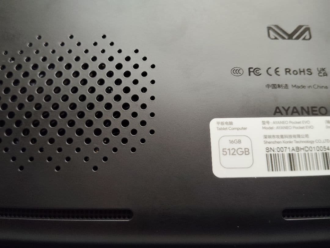 AYANEO Pocket EVO Snapdragon G3x Gen2 12GB 256GB