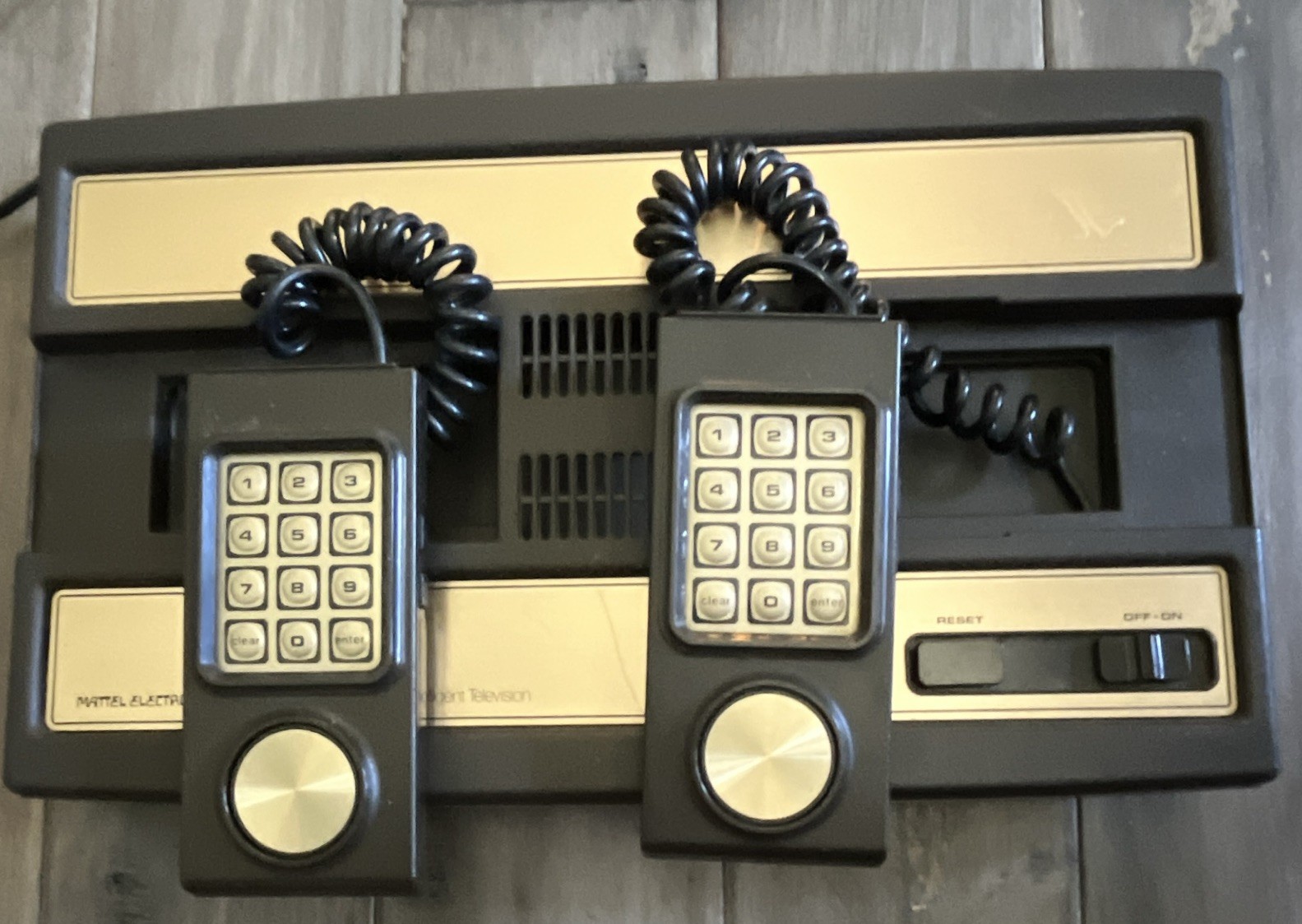 Mattel Electronics Intellivision Video Game Console with 7 Boxed Games