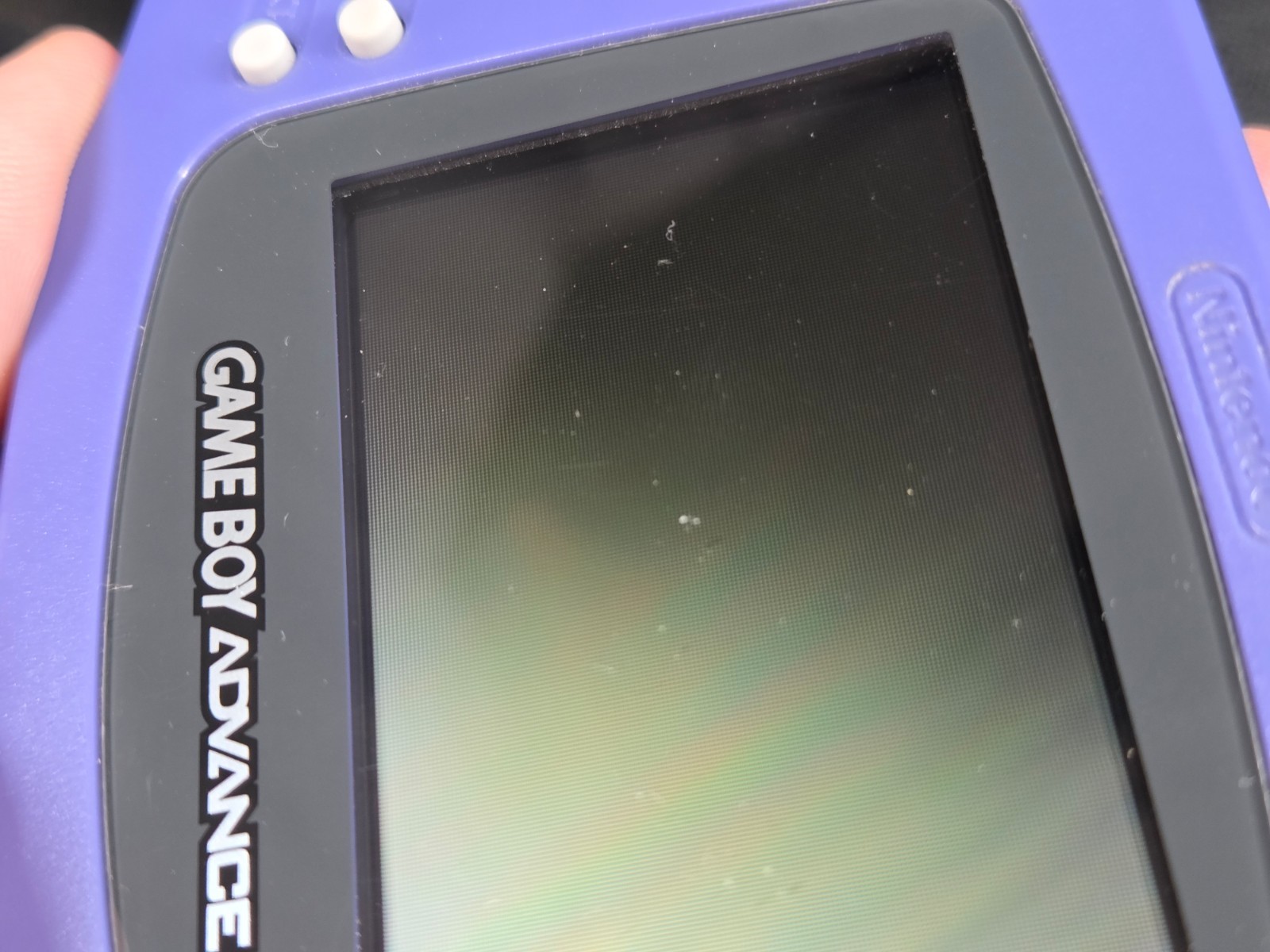 Nintendo Game Boy Advance Indigo Handheld System Console GBA AGB-001 VIDEO DEMO!