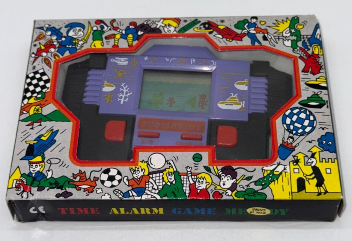 SUBMARINE – LCD Game & Watch Portable Console – 1990’s – DEADSTOCK – BOXED