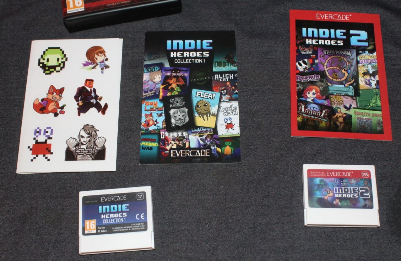 Evercade Console, 9 Games, Intellivision, Indie Heroes, Gaelco Acrade AO4079461
