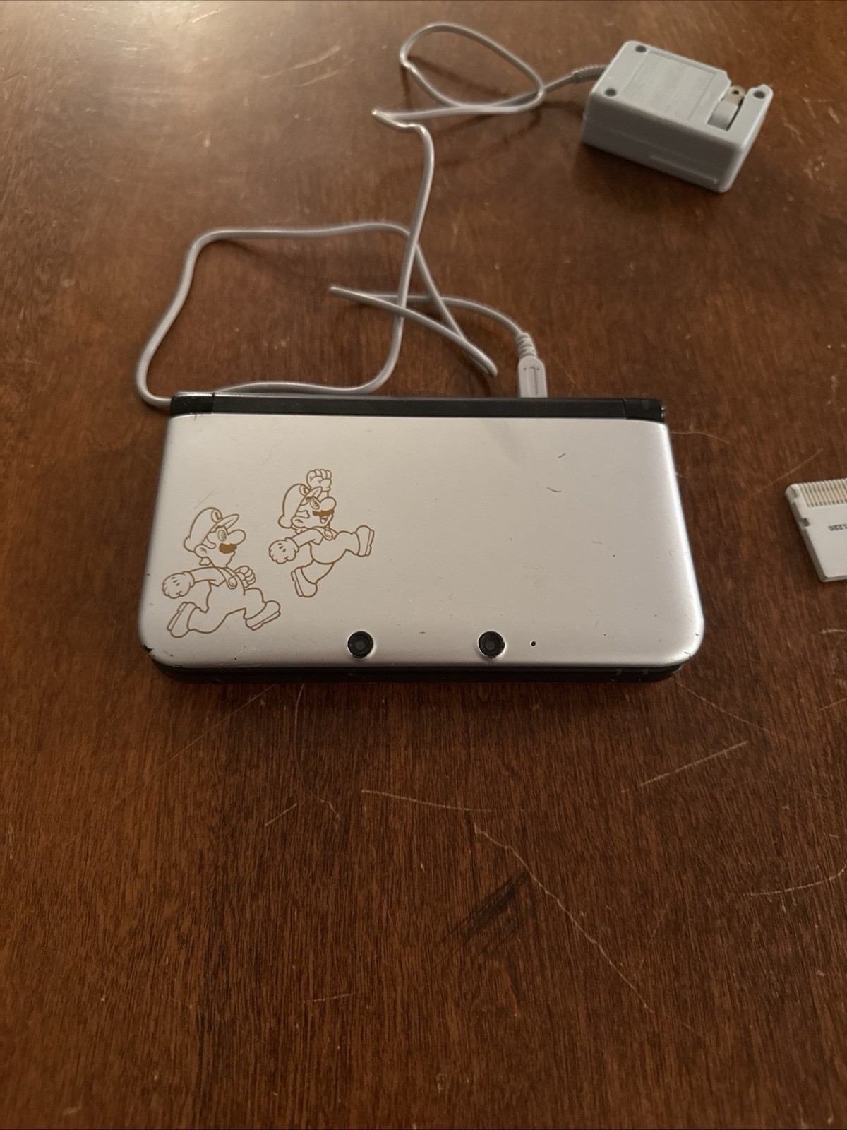 Nintendo 3DS XL Mario & Luigi Dream Team Handheld System – Silver Tested Working