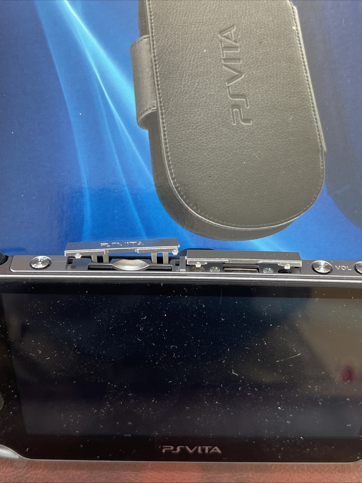 PS Vita PCH-1101 OLED With Charger And Carrying Case Official Product Case