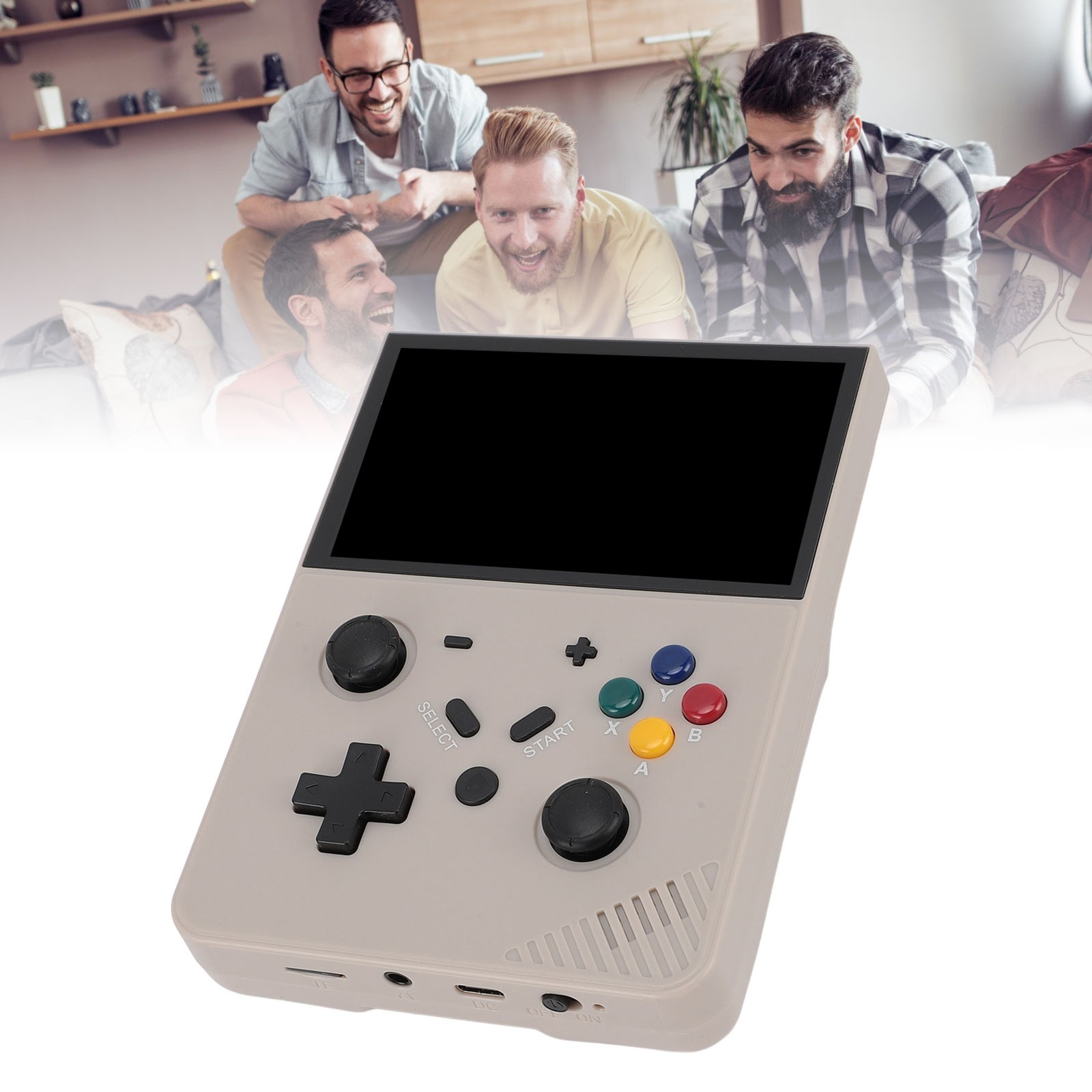 Handheld Game Console Retro Portable Player 4.3in IPS Screen Gaming Device EVRF