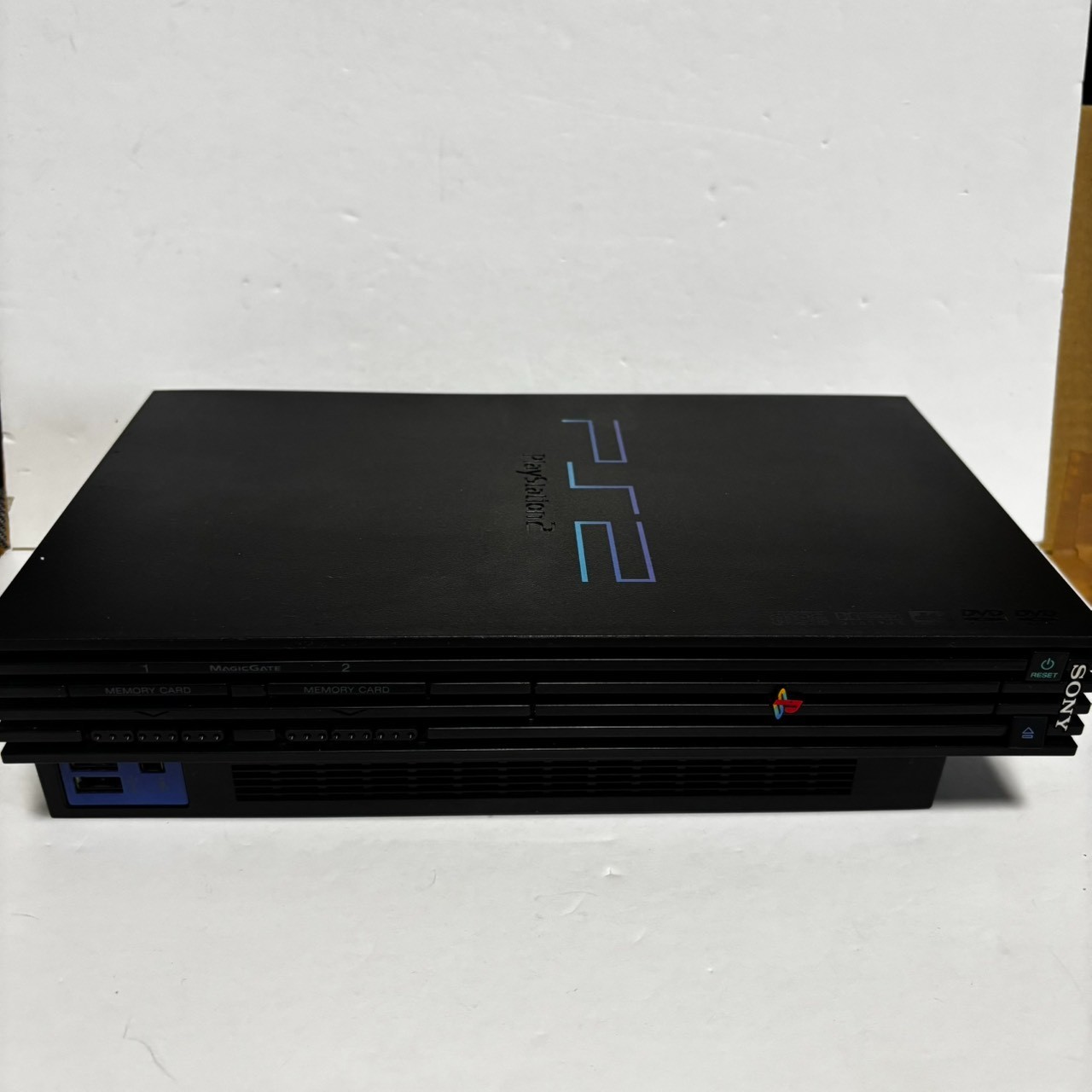 Sony PlayStation 2 SCPH-30000 Black Console Tested w/ Box, Controller, Cable PS2