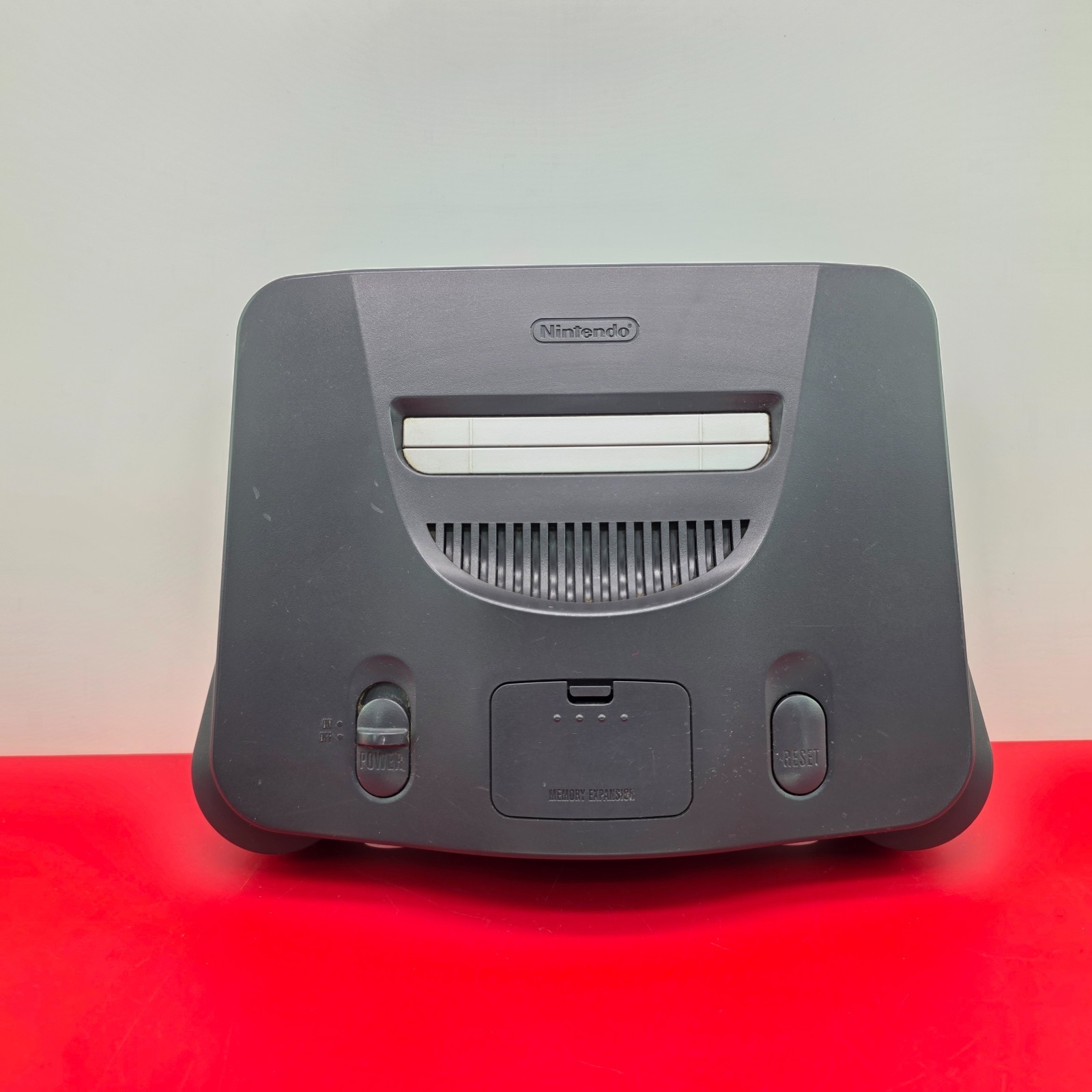 Nintendo 64 Console – Black – Grey Controller and Cables – N64 – Pal Eur