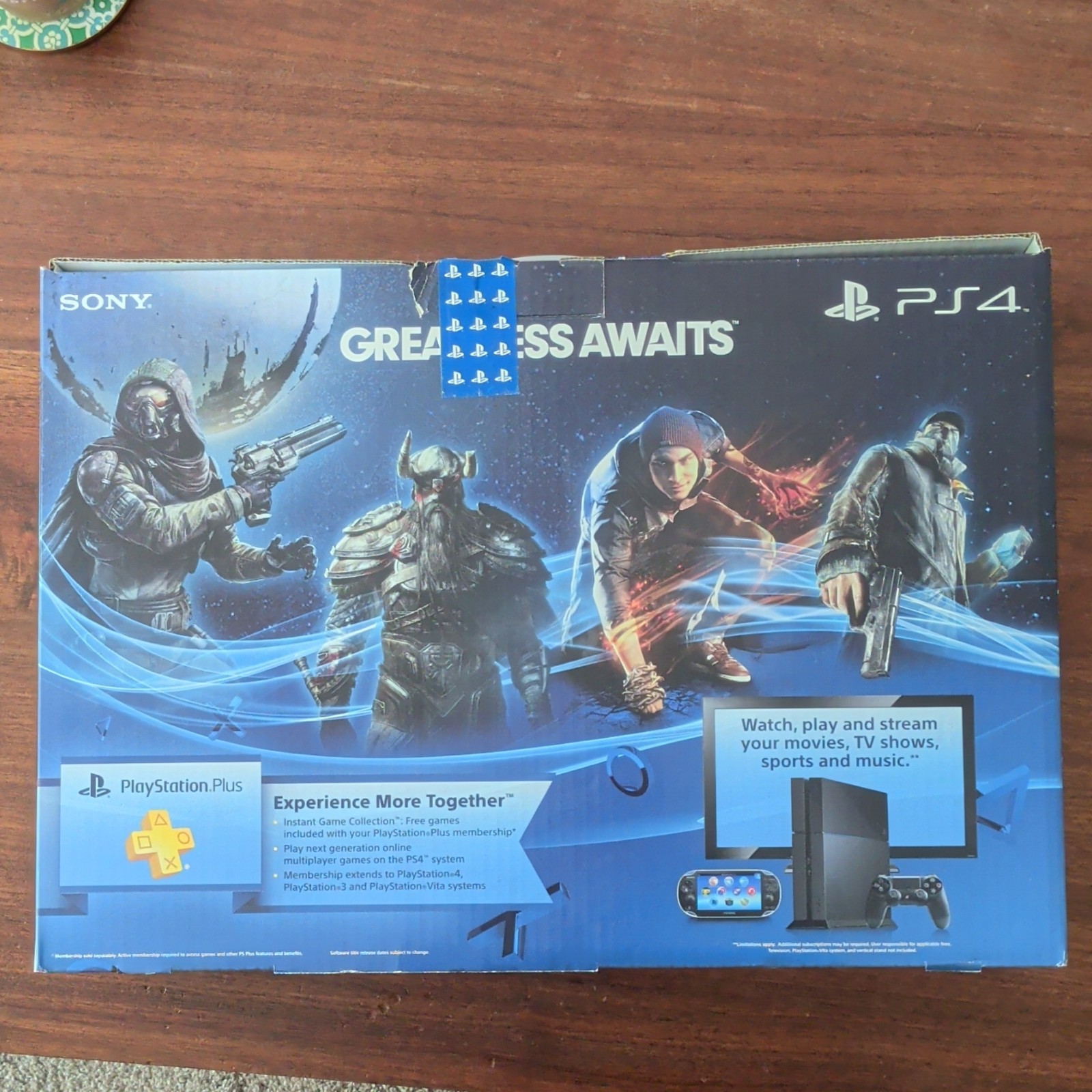 Sony PlayStation 4 PS4 500GB Jet Black Home Console Wi-Fi HDMI CUH-1001A