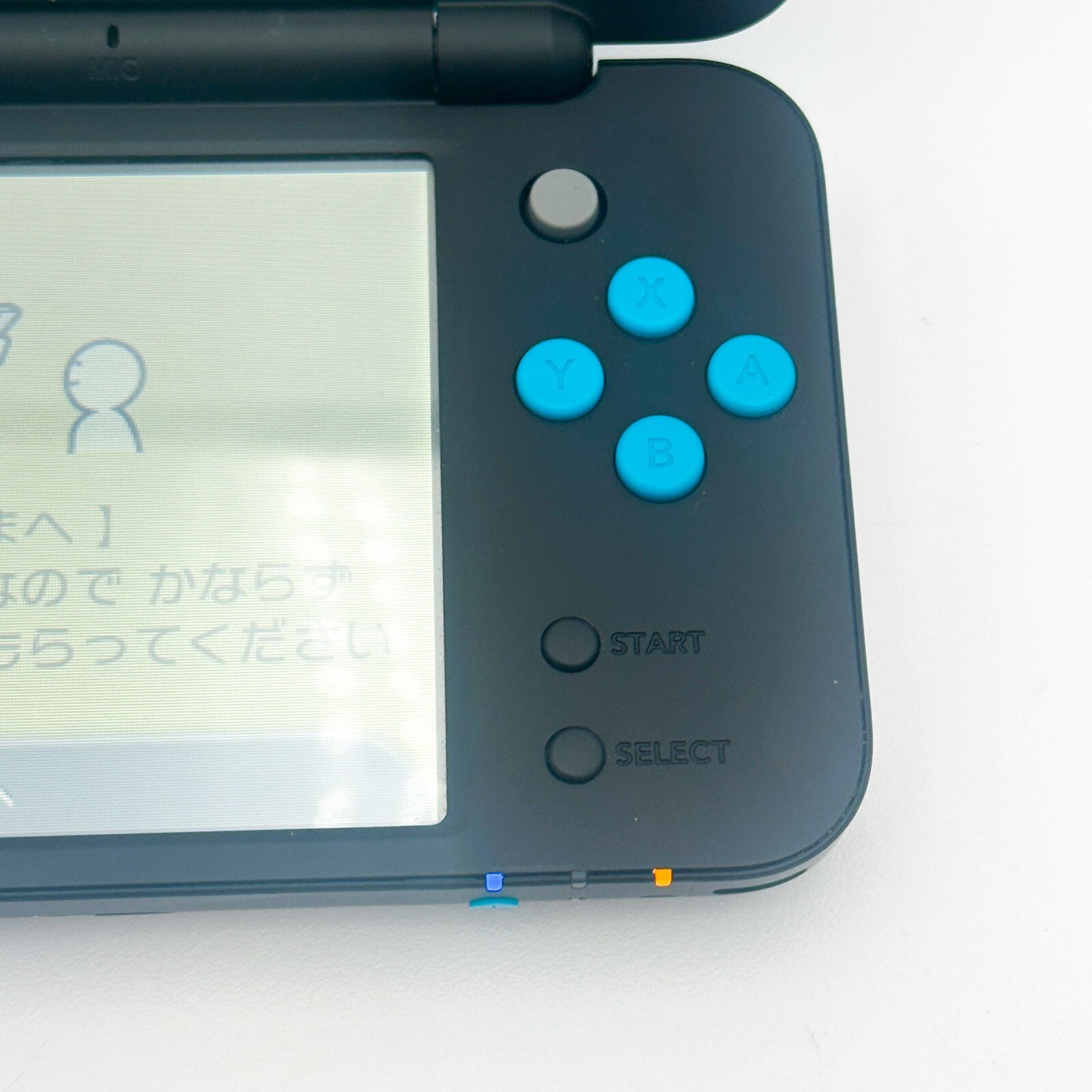New Nintendo 2DS XL LL Black Turquoise Console Japanese ver Good Condition Works