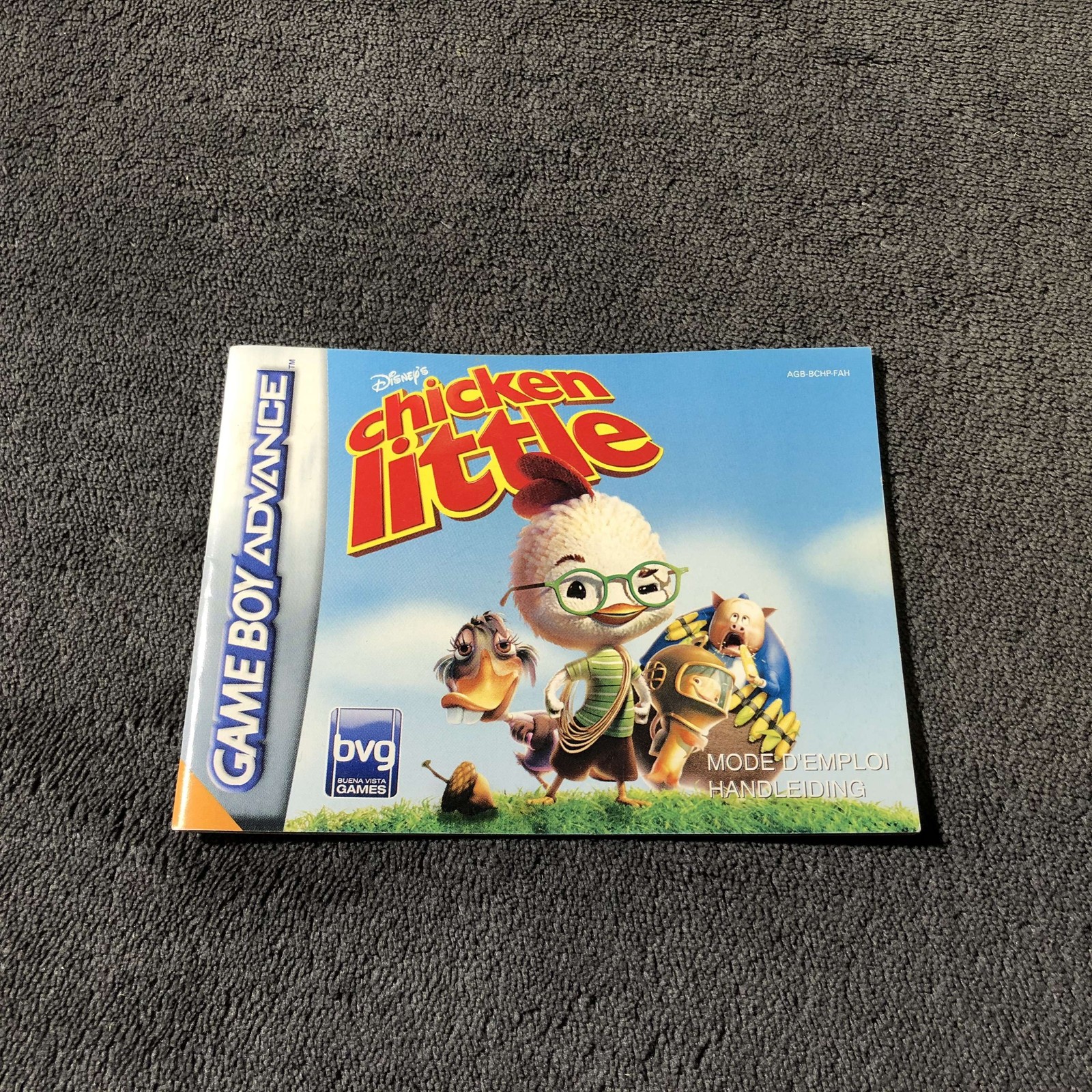 Nintendo Game Boy Advance Disney’s Chicken Little FAH Very Good Condition
