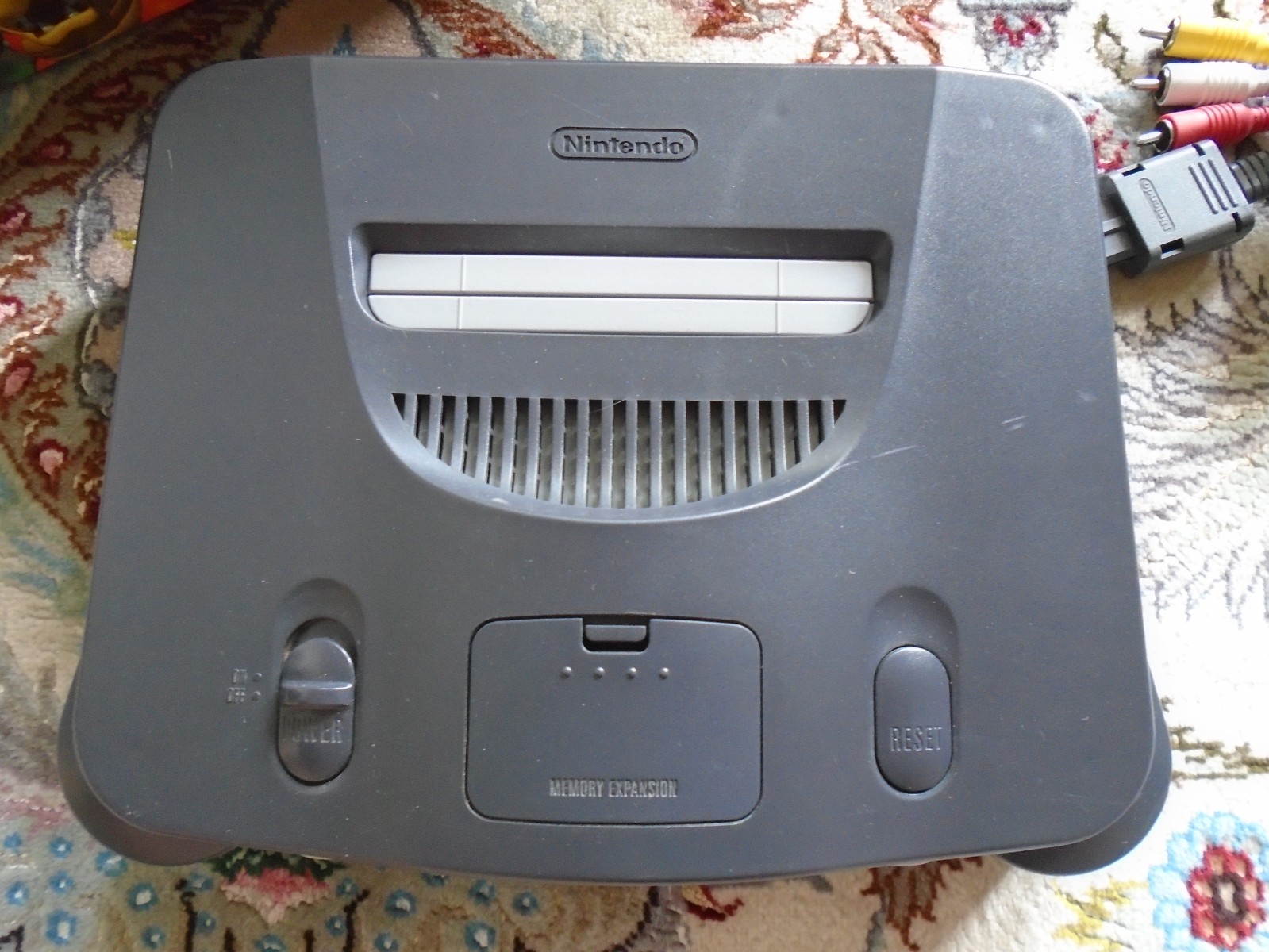 N64 Console NUS-001 w/ BOX, controller, cables, nintendo 64 TESTED