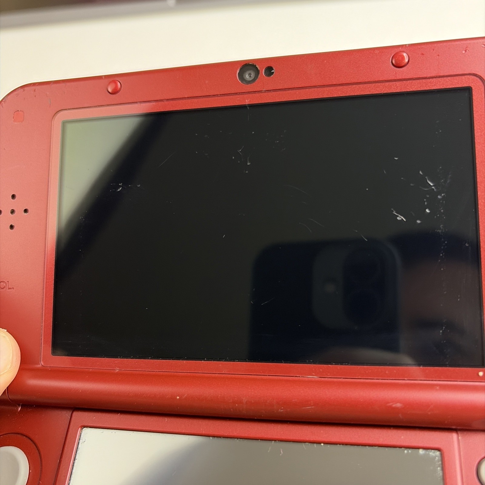 New Nintendo 3DS XL Red Console US Model – Tested! Top IPS W Charger Stylus