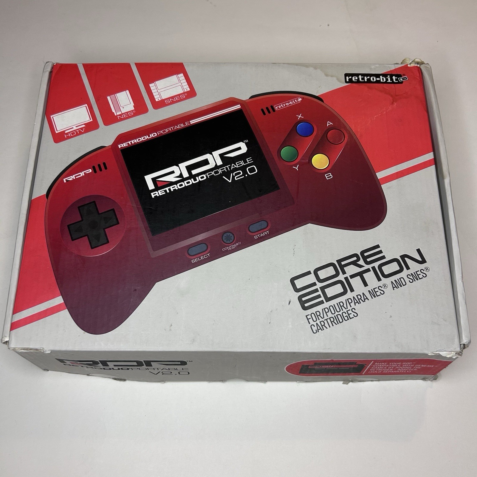 Retro Duo Portable V2.0 Core Edition Handheld System Nintendo NES SNES Vintage