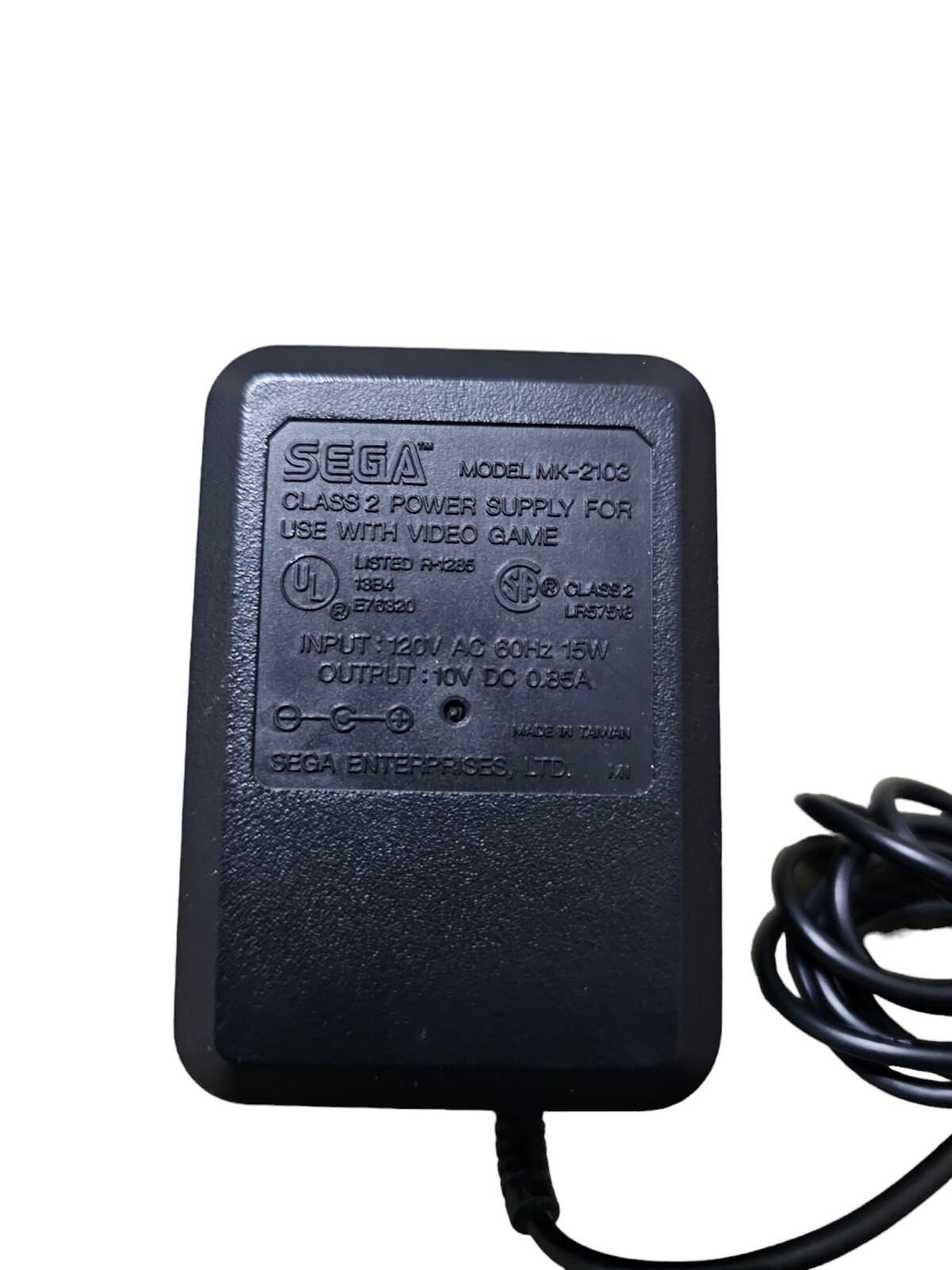Sega Genesis Power Supply Unit Adapter MK-2103 OEM for Model 2, 3, 32X !-