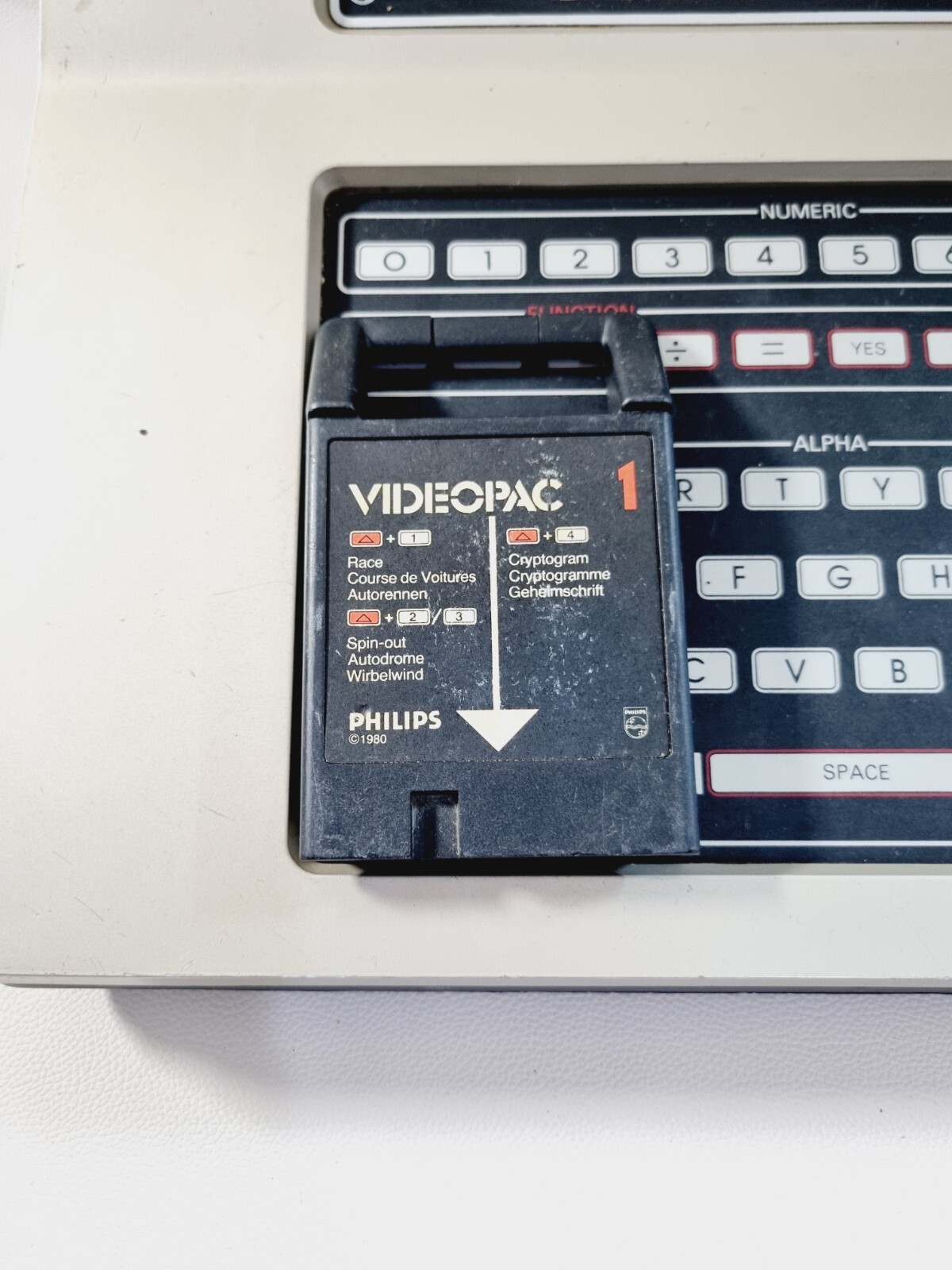 VINTAGE PHILIPS VIDEO PAC COMPUTER CONSOLE G7000