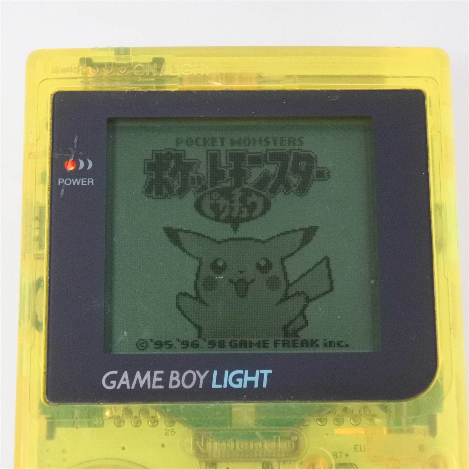 GameBoy LIGHT Console System CLEAR YELLOW MGB-101 Nintendo L10665712 gb