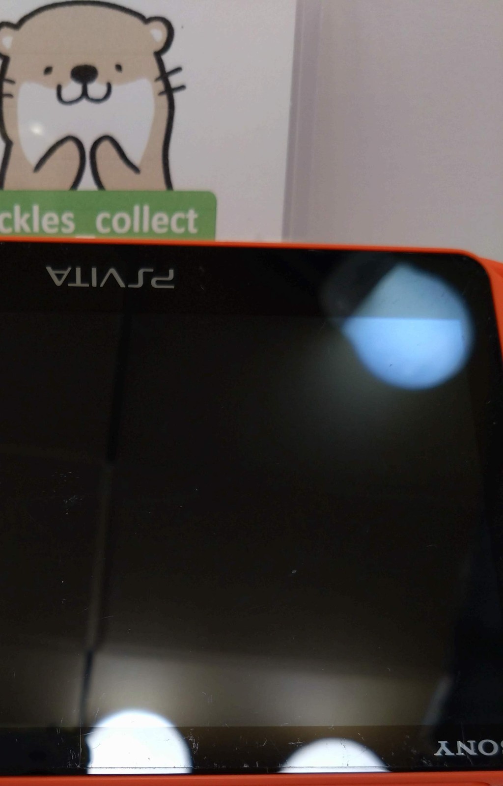 PS vita Neon Orange PCH-2000 ZA24 Console only Wi-Fi PSV Tested Sony 0529J