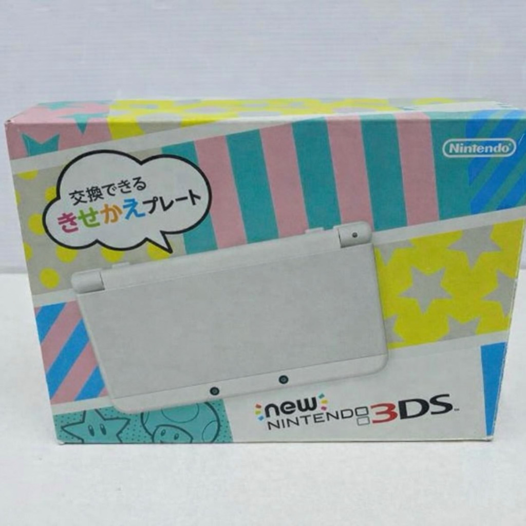 New Nintendo 3DS WHITE with all items KTR-001 Unopened from JAPAN NEW