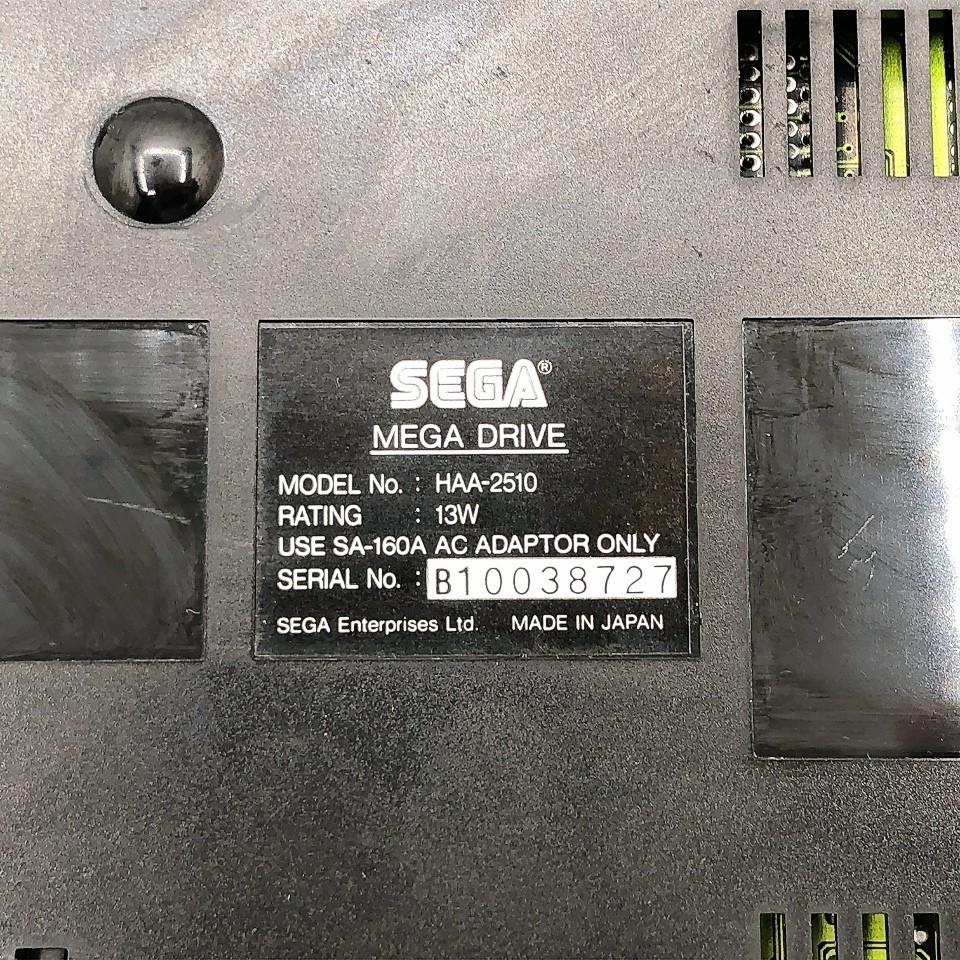 Sega Mega Drive Console only HAA-2510 Megadrive NTSC-J Made in Japan Tested