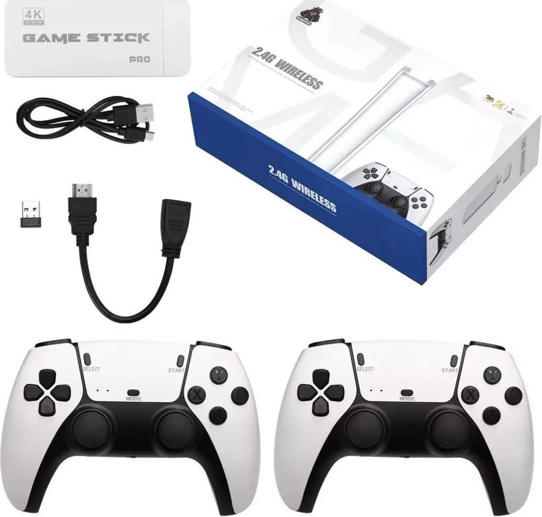 Up to 30,000 Retro Games Wireless Video Game Console 4K HDMI