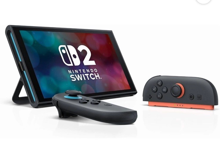 Nintendo Switch 2 Console Black Red Blue with Mario Kart World Game