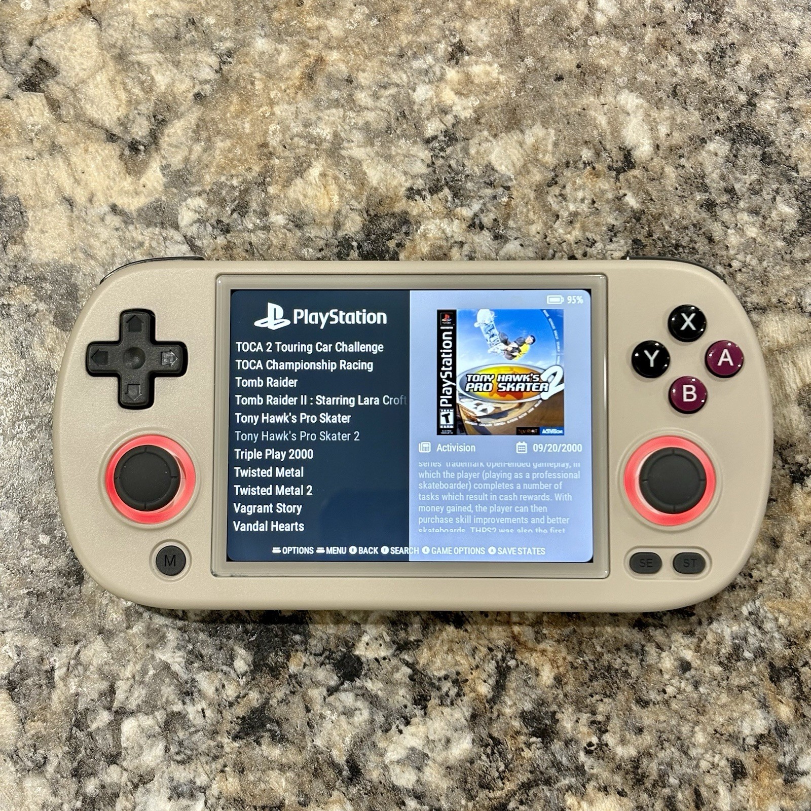 New Anbernic RG40XXH Gaming Handheld New 64GB Card Custom RG40XX H Ready To Play