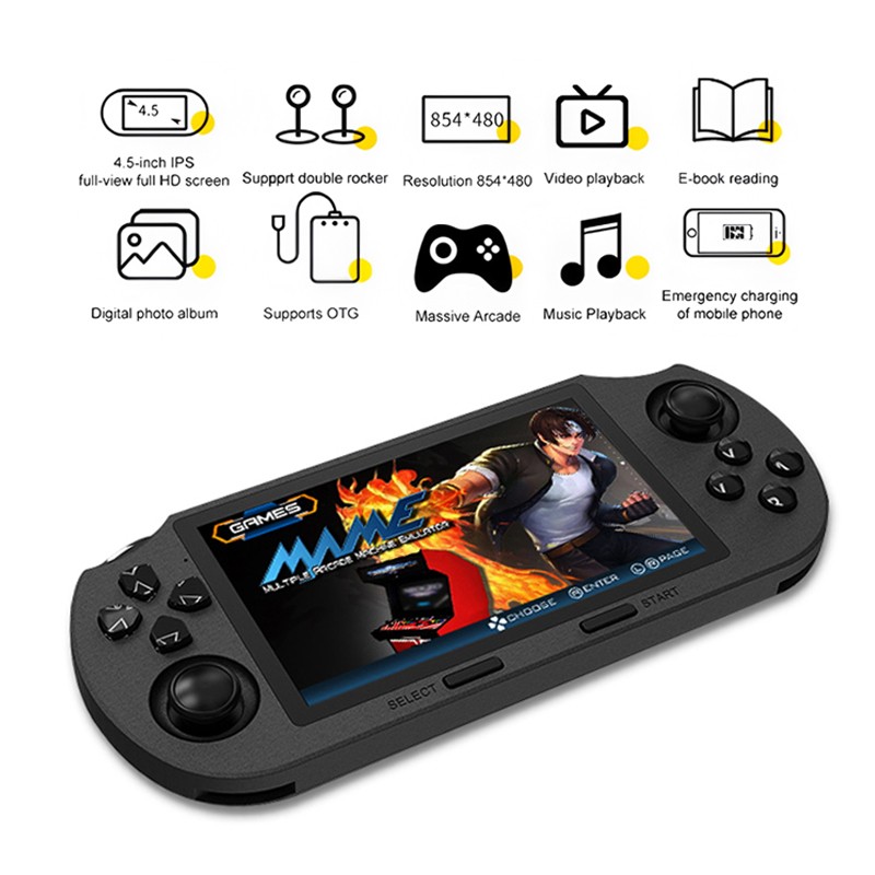 SF3000 Handheld Game Console IPS Player Emulator 4.5 Inch With 20000 Games