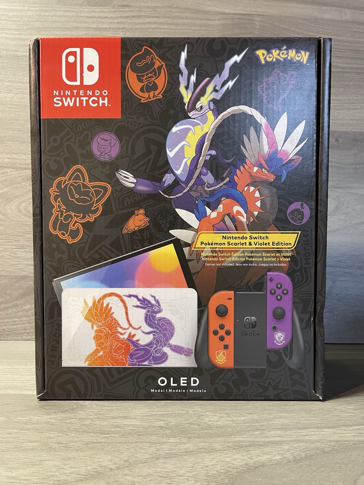 Nintendo Switch Console Pokemon Scarlet and Violet Edition OLED US Edition