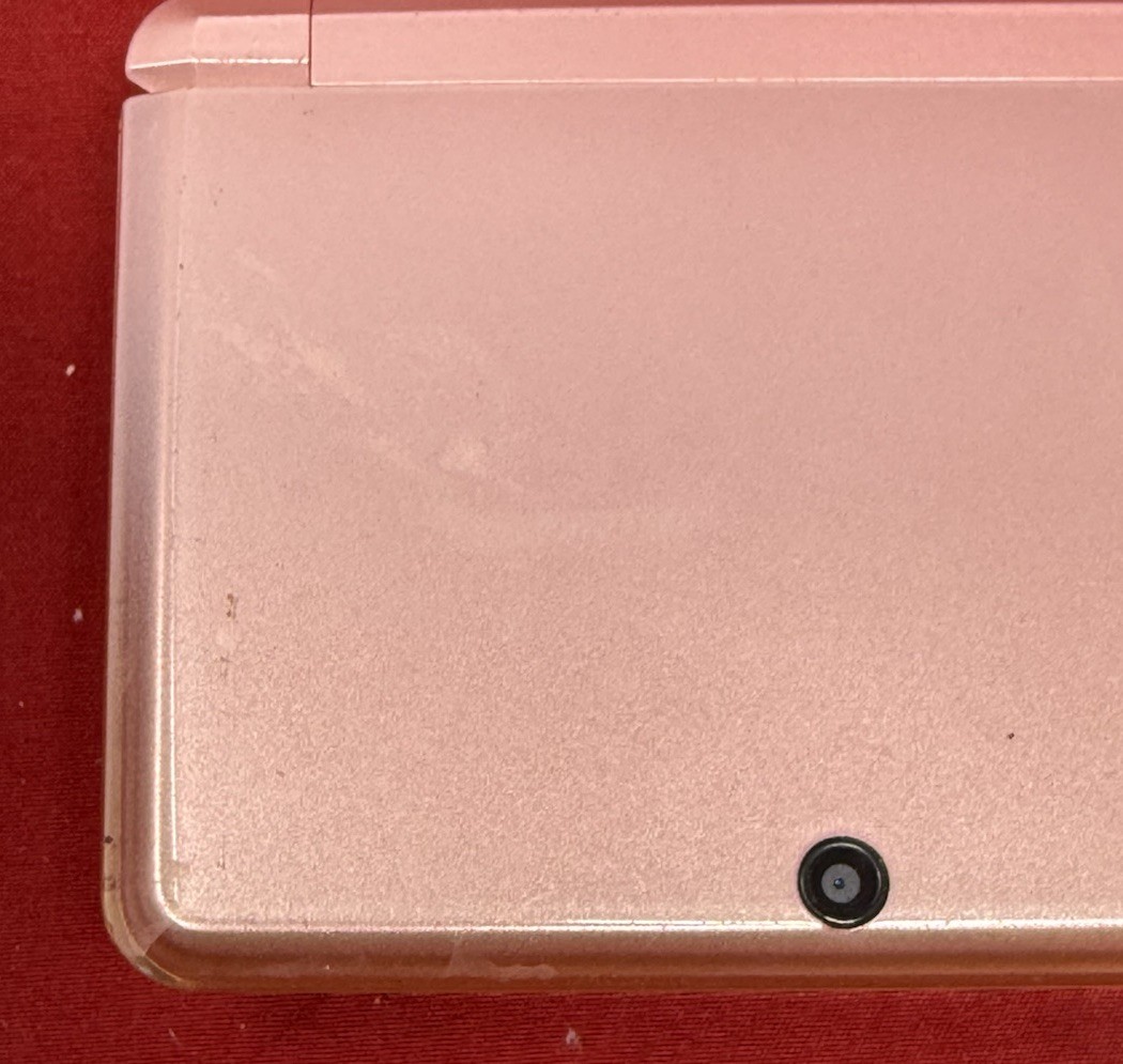 NINTENDO 3DS CTR-001 PEARL PINK CONSOLE BUNDLE W/6 GAMES FREE SHIPPING!
