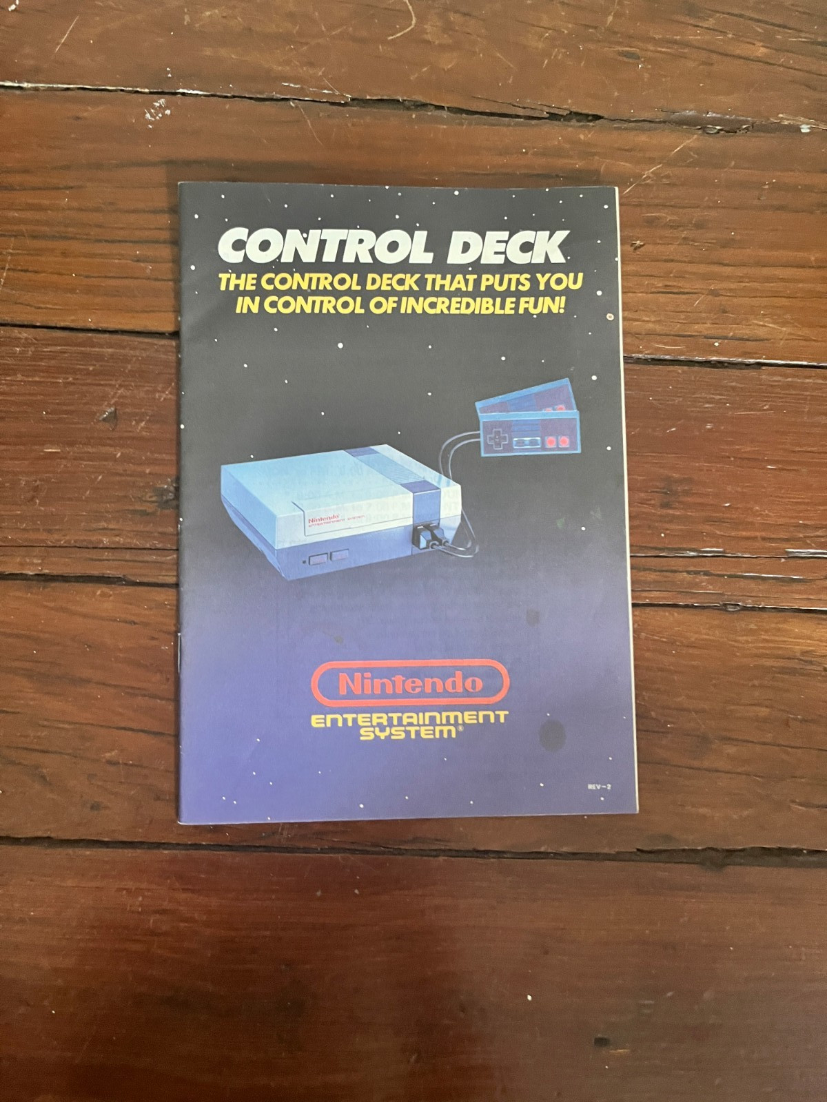 Nintendo NES Action Set Console Complete In Box 1985 Grey Gun