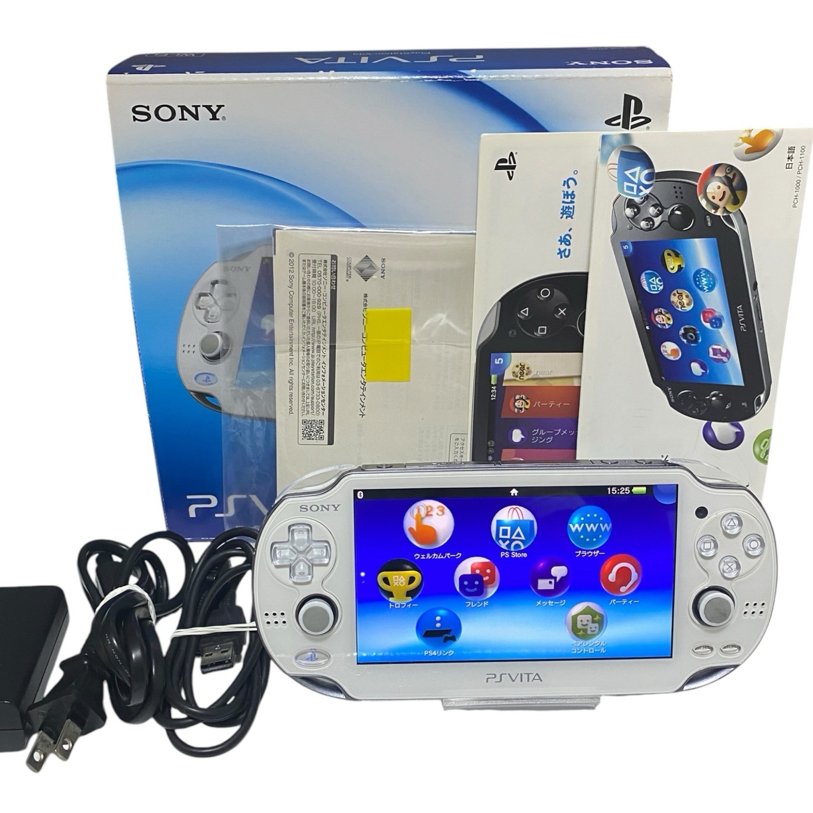 Sony PSVita PCH-1100 ZA02 Console – White Excellent condition From Japan