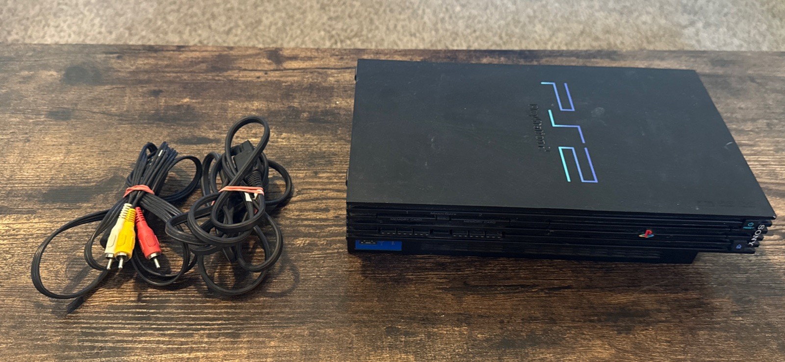 Sony PlayStation 2 PS2 Fat SCPH-39001 Console + Cords Only Tested