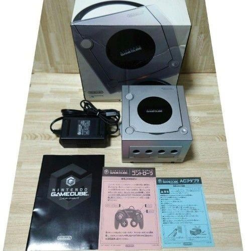 Nintendo GameCube Silver DOL-001 Console Complete Boxed Japan Working
