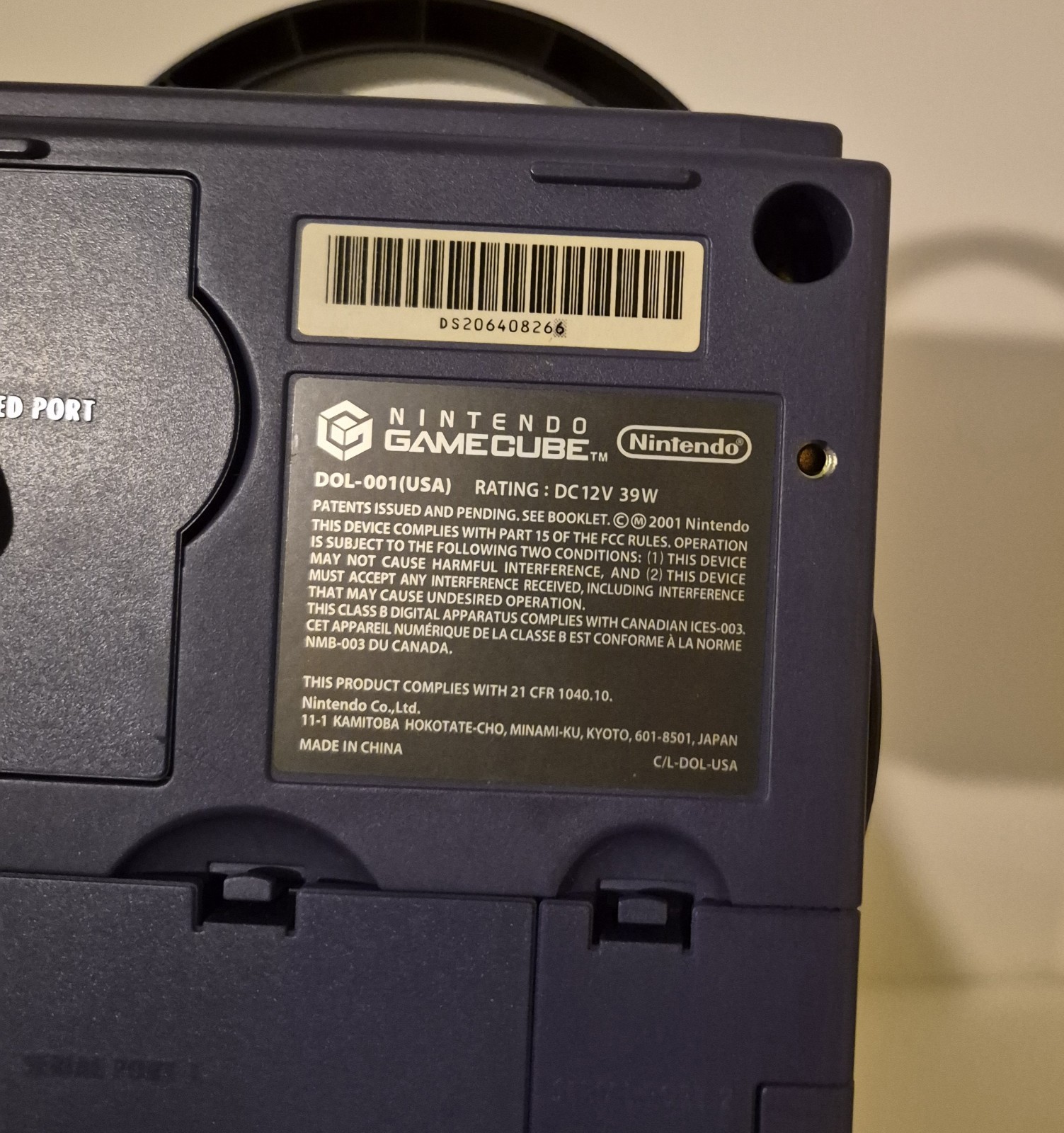 Nintendo GameCube Console Indigo DOL-001 (USA) Controller, Game & MC Bundle