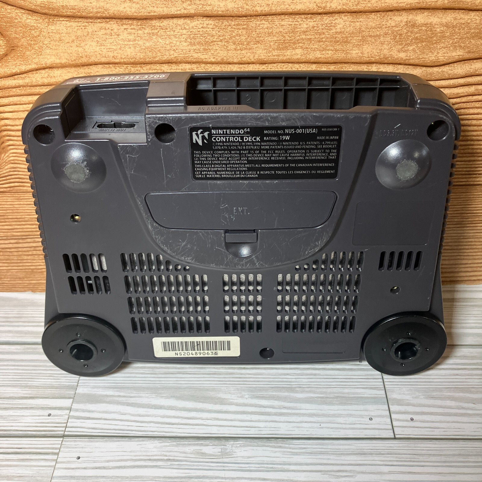 Nintendo 64 N64 System Console OEM Bundle Lot w/ Mario Game – No AV